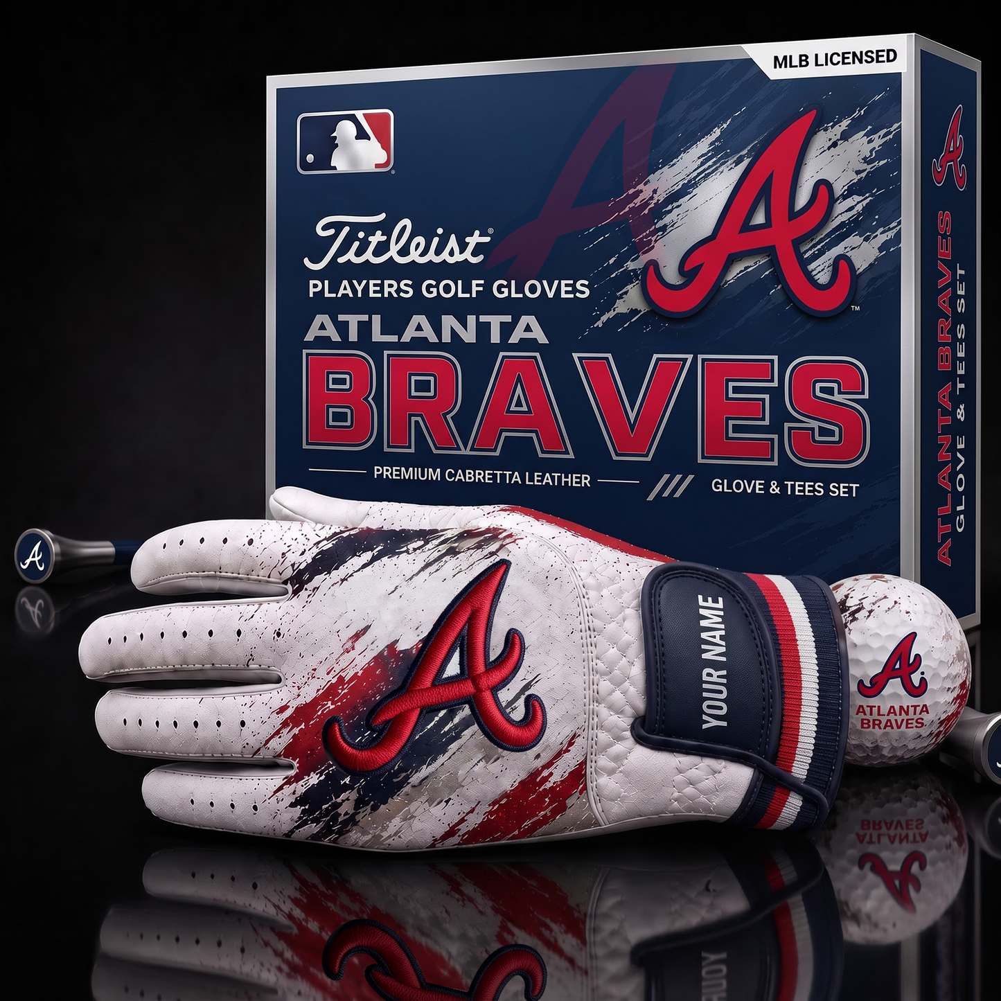 AB_MLB LUXURY PERSONALIZED GOLF GLOVE SET LIMITED EDTION