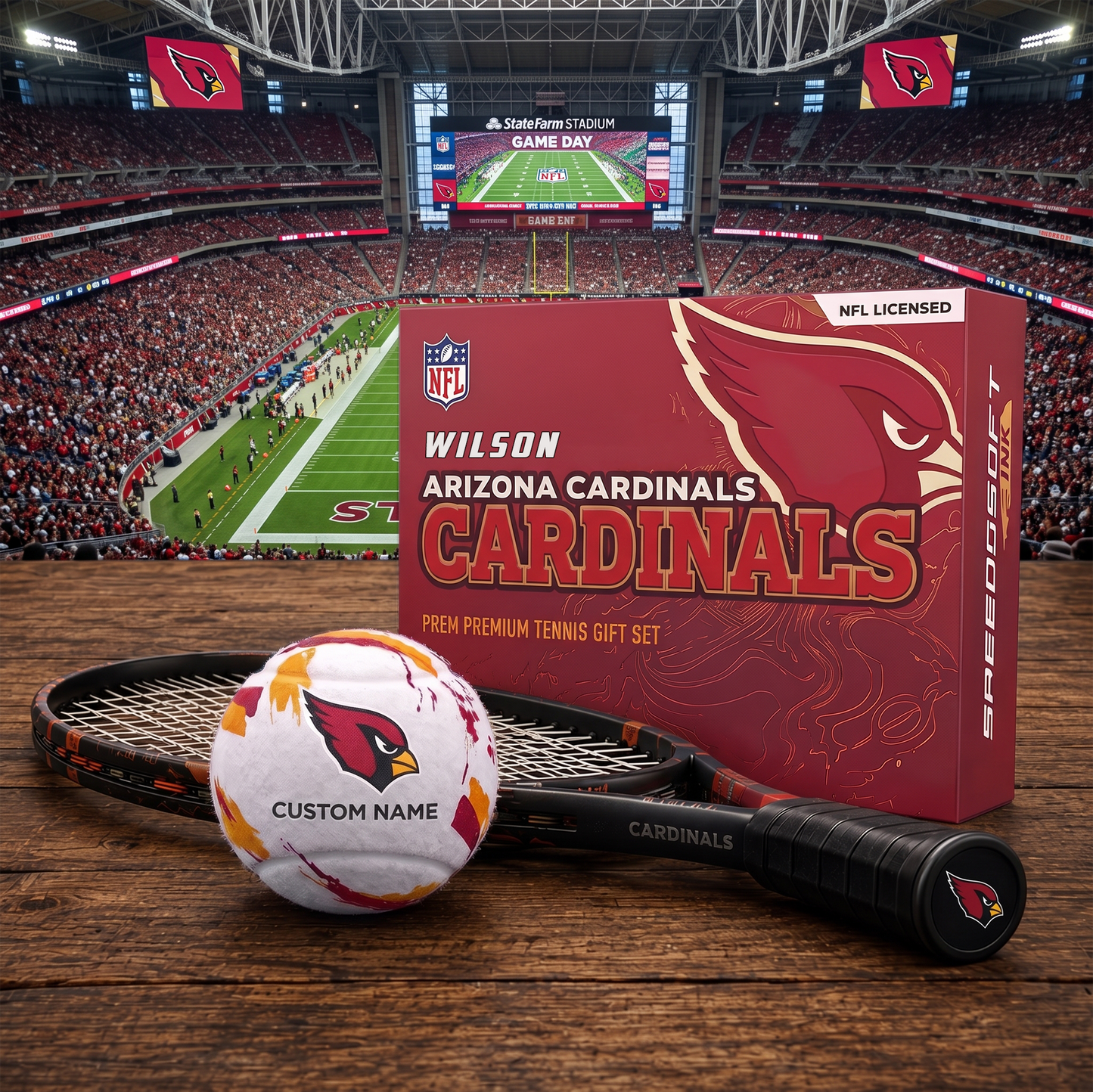 AC_PREMIUM NFL EXCLUSIVE PERSONALIZED TENNIS BALL SET LIMITED EDTION
