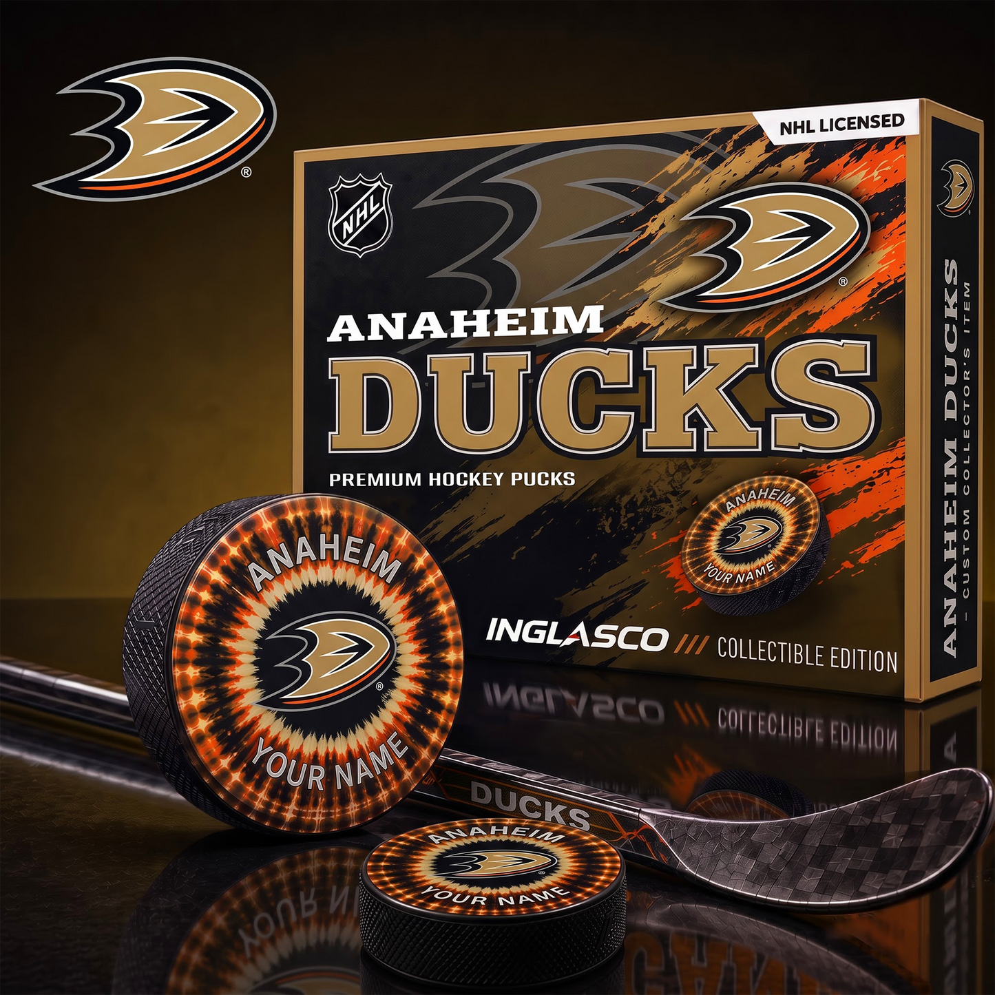 AD_NHL Premium Hockey Pucks