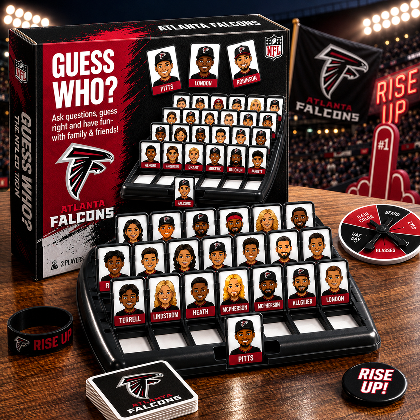 AF_NFL ELITE FAN GUESS WHO BOARD GAME – COLLECTOR EDITION