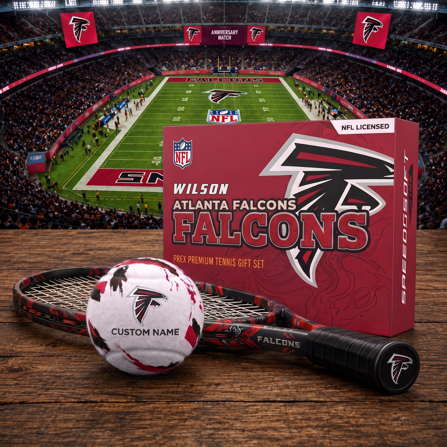 AF_PREMIUM NFL EXCLUSIVE PERSONALIZED TENNIS BALL SET LIMITED EDTION
