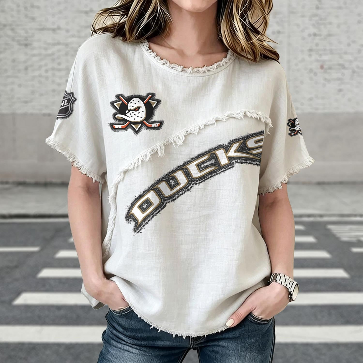 ANA x NHL Women’???s Vintage O-Neck 2905 DatND DVT