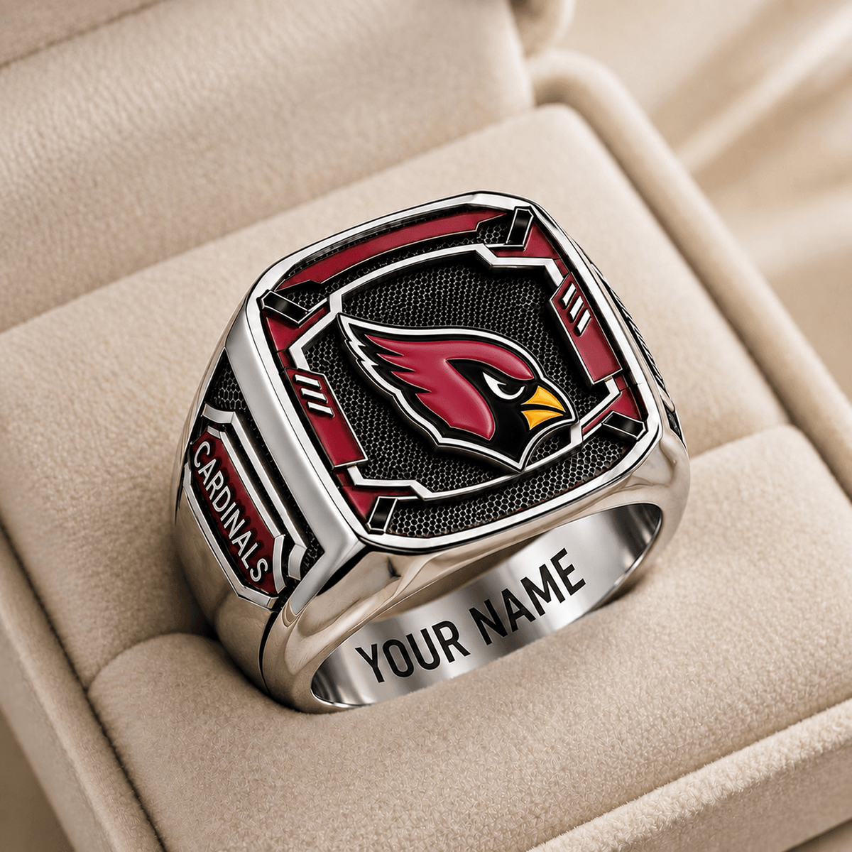 ARI x NFL Special Ring Custom Any Name Gift For Fan Love