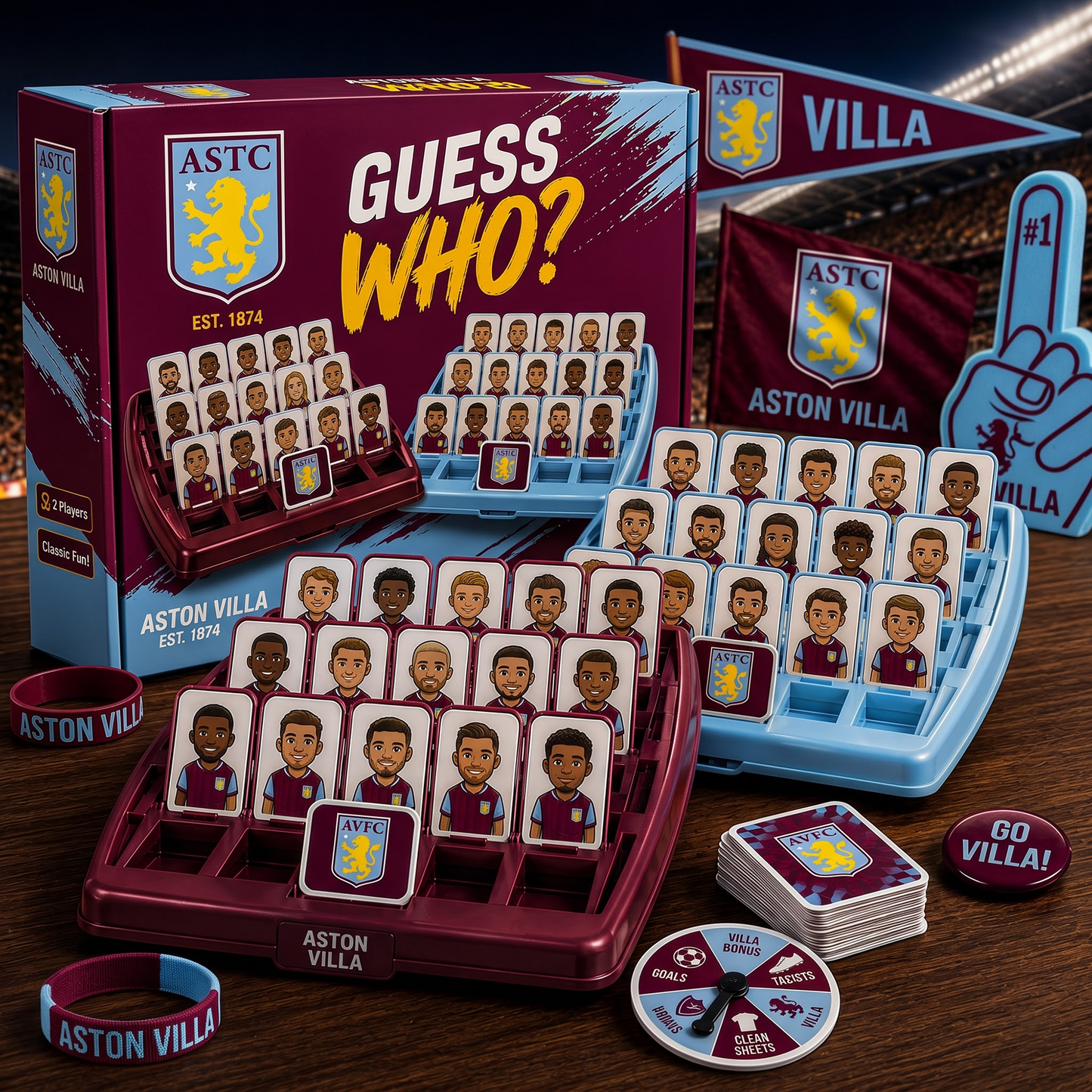 AST X EPL ELITE FAN GUESS WHO BOARD GAME – COLLECTOR EDITION