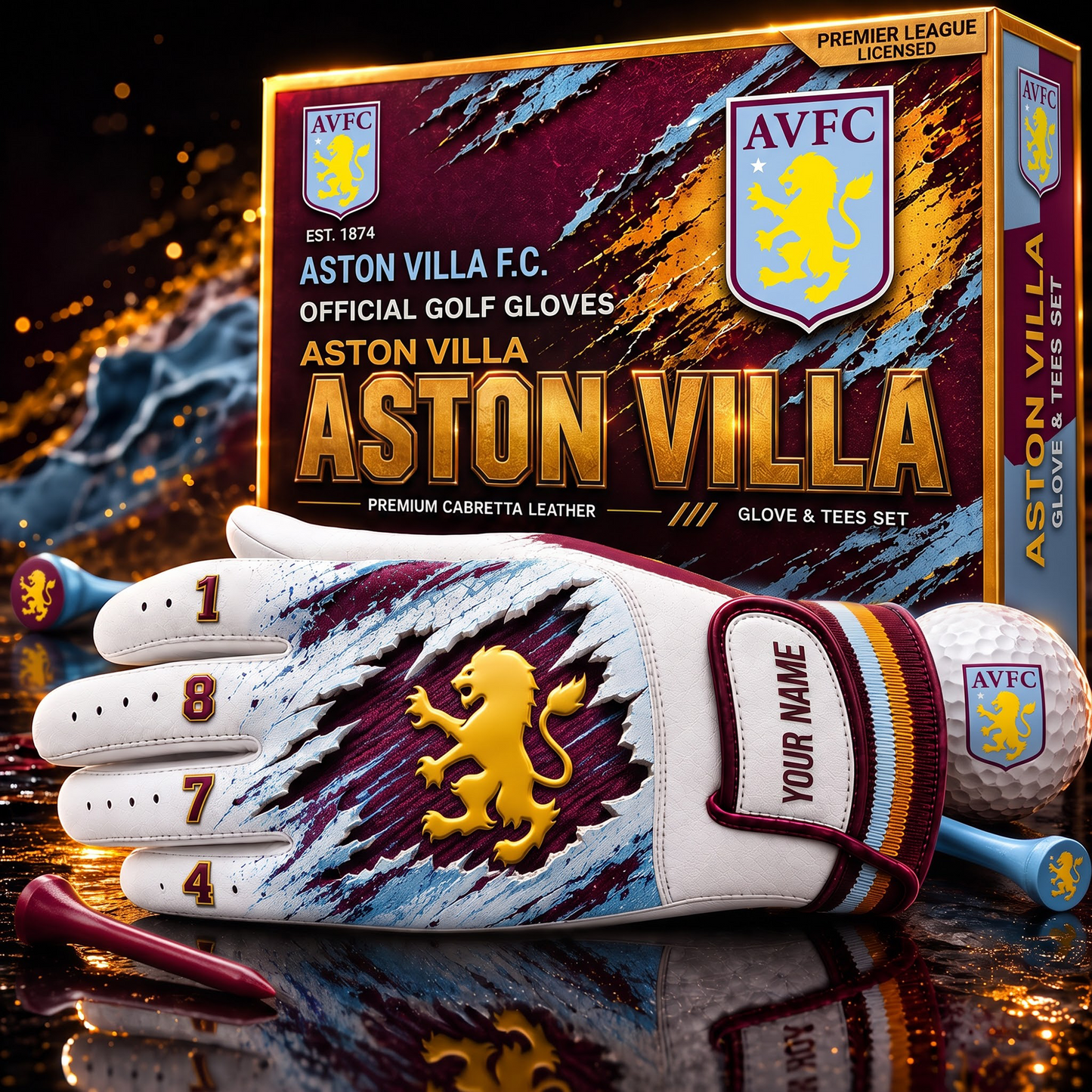 AST X PREMIUM EPL PLAYERS GOLF GLOVE GIFT SET