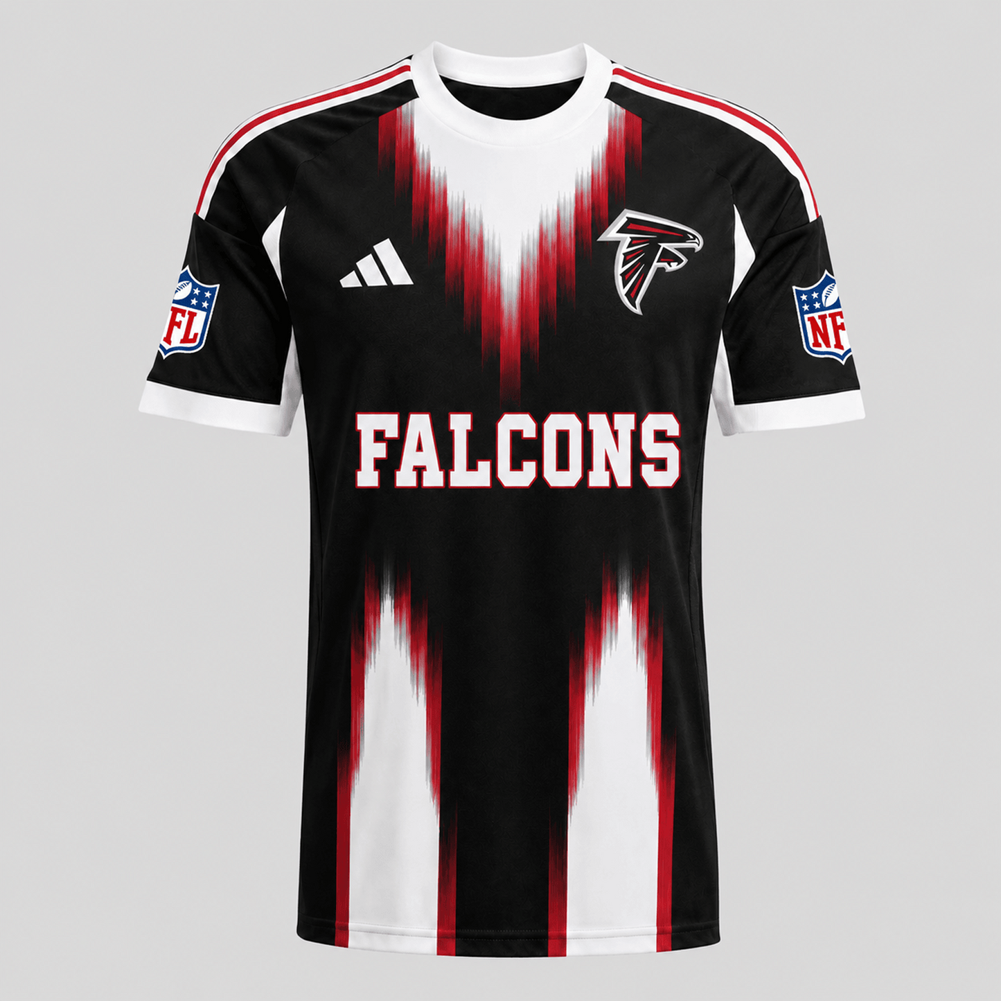ATL X Premium NFL Men’s Athletic Brush Stripe T-Shirt