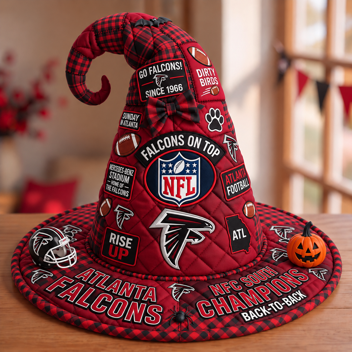 ATL x NFL Quilted Witch Hat