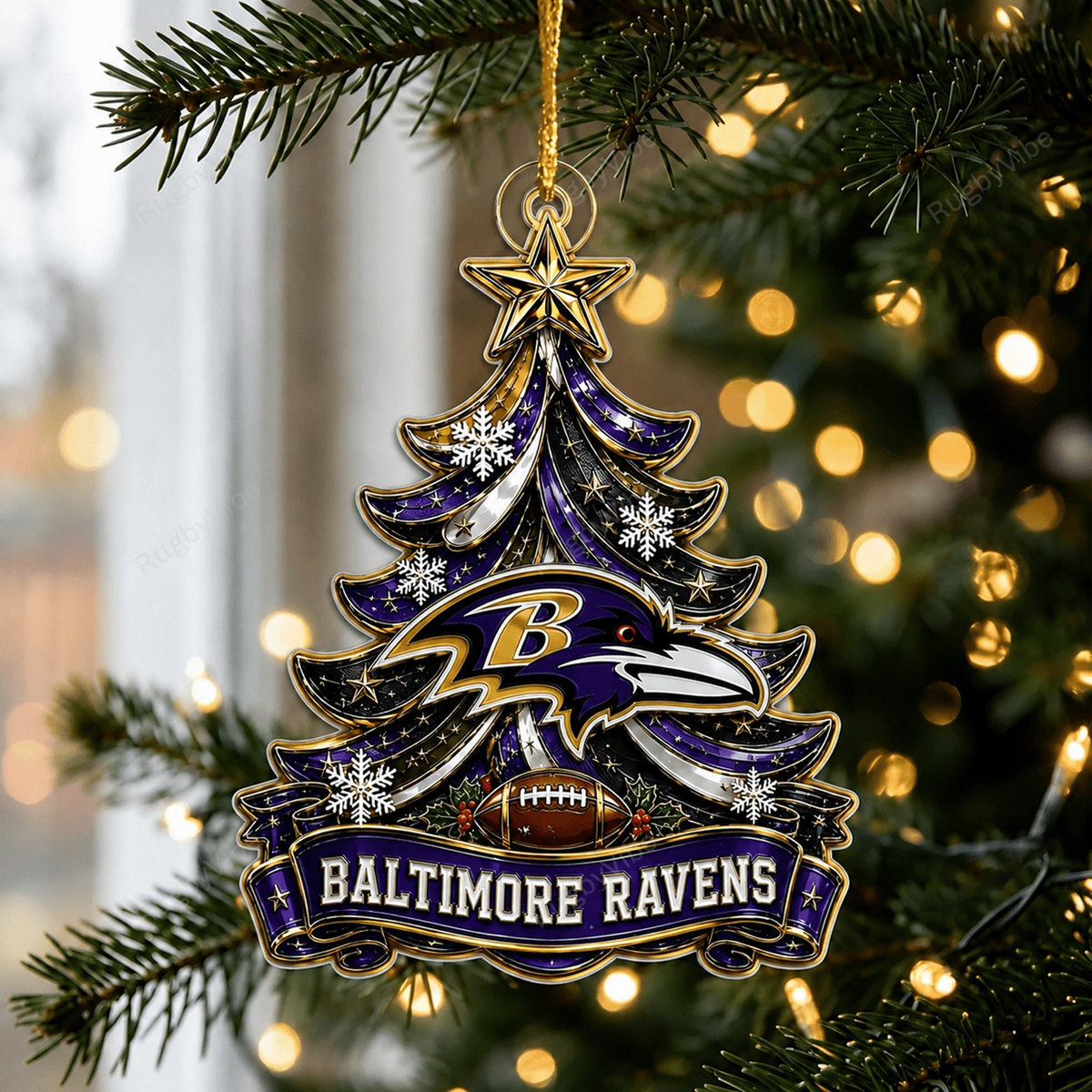 BAL x NFL Acrylic Irregular Pendant