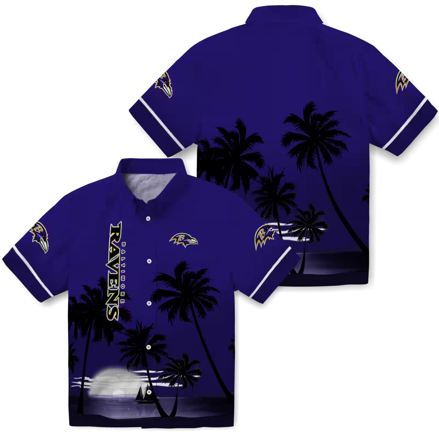 BAL x NFL Hawaiian Shirt ’??? Beach Sunset DATND TANTD 270526