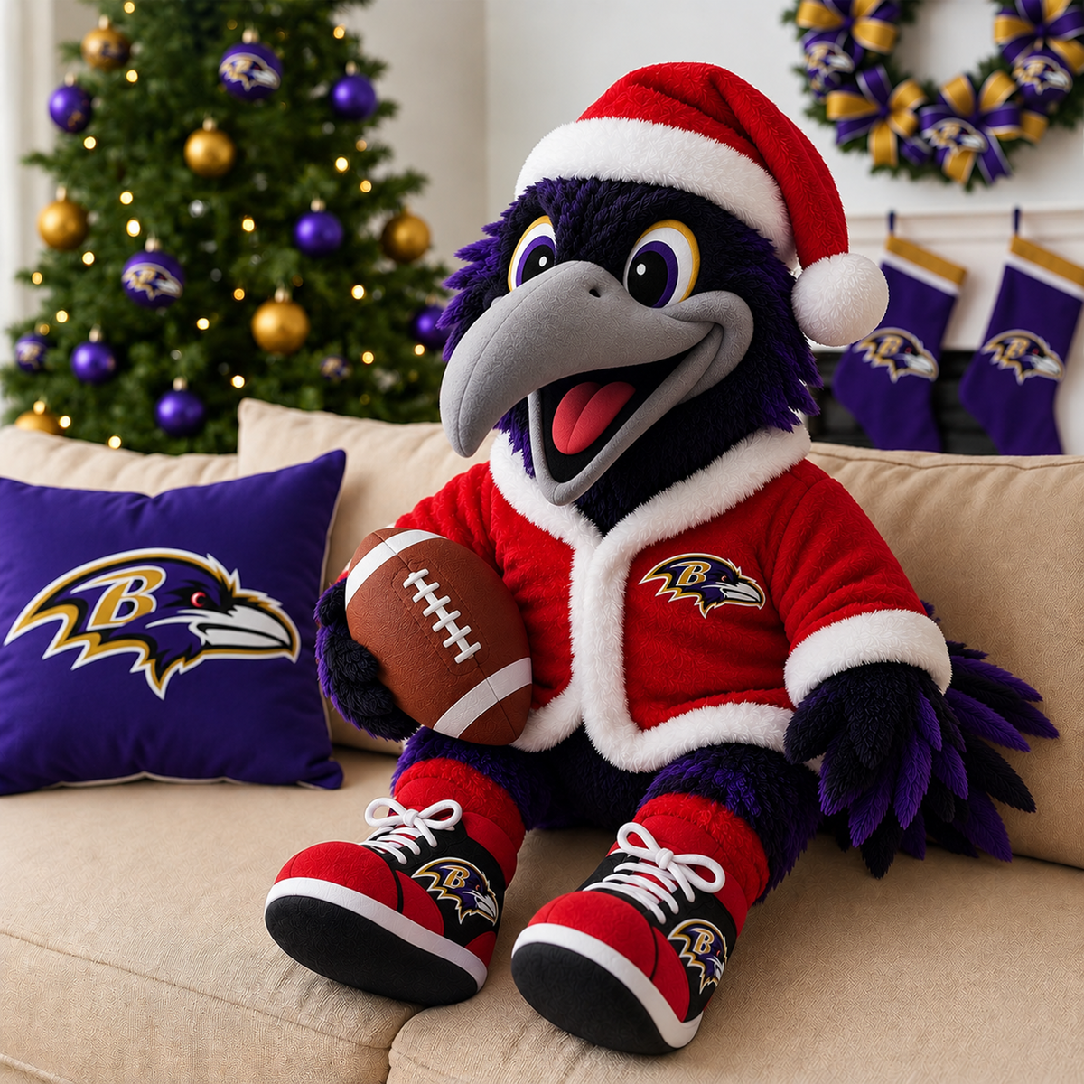 BAL x NFL Luxury Plush Pillows