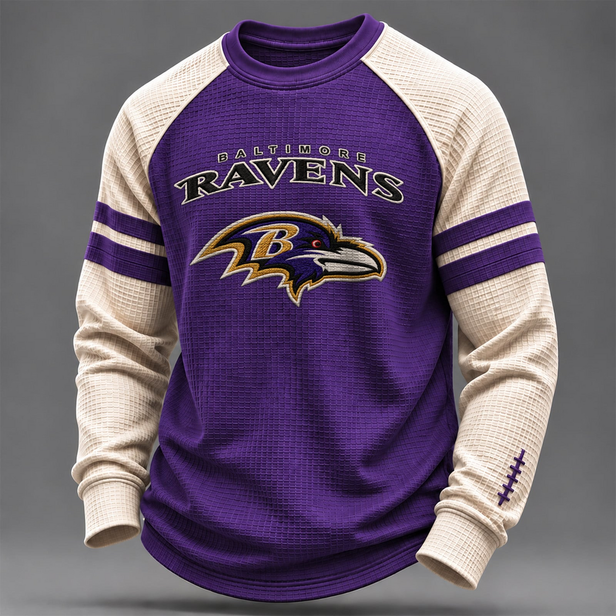 BAL x NFL Waffle Sweatshirt