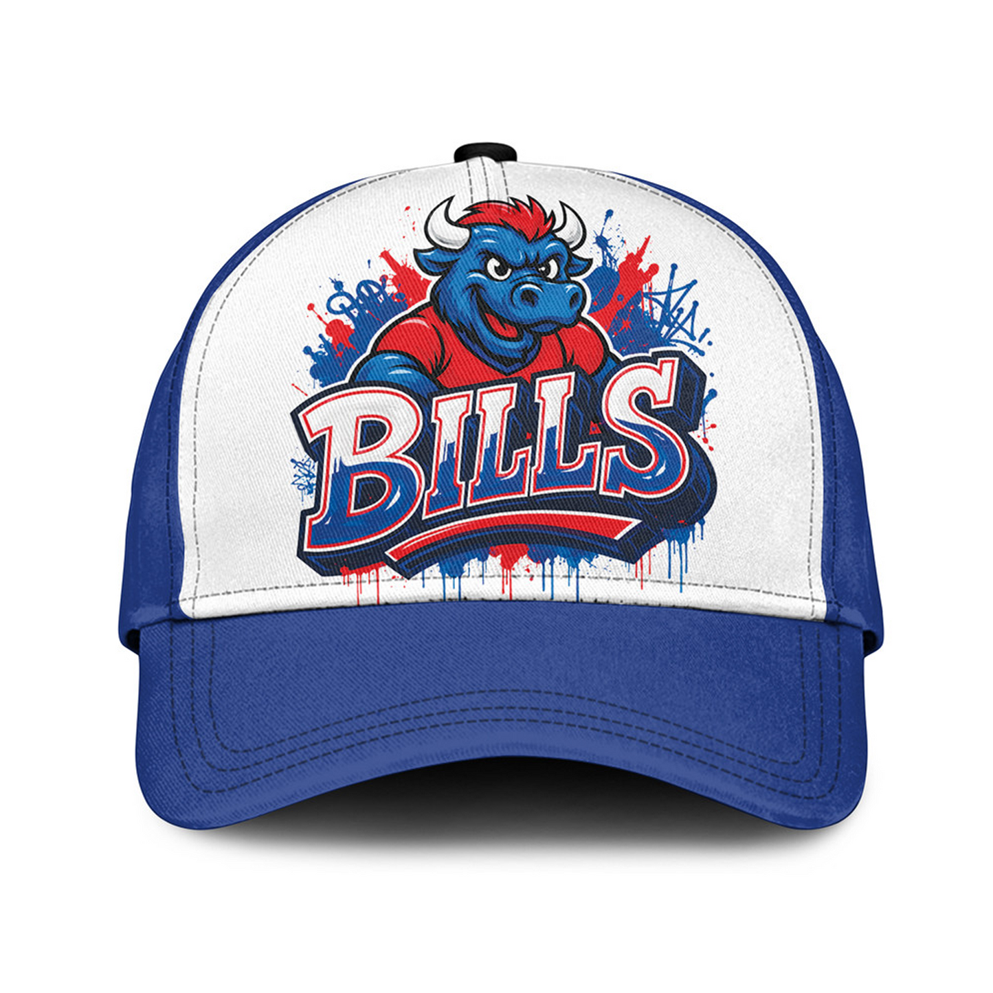 BUF x NFL Premium Custom Graffiti Team Cap