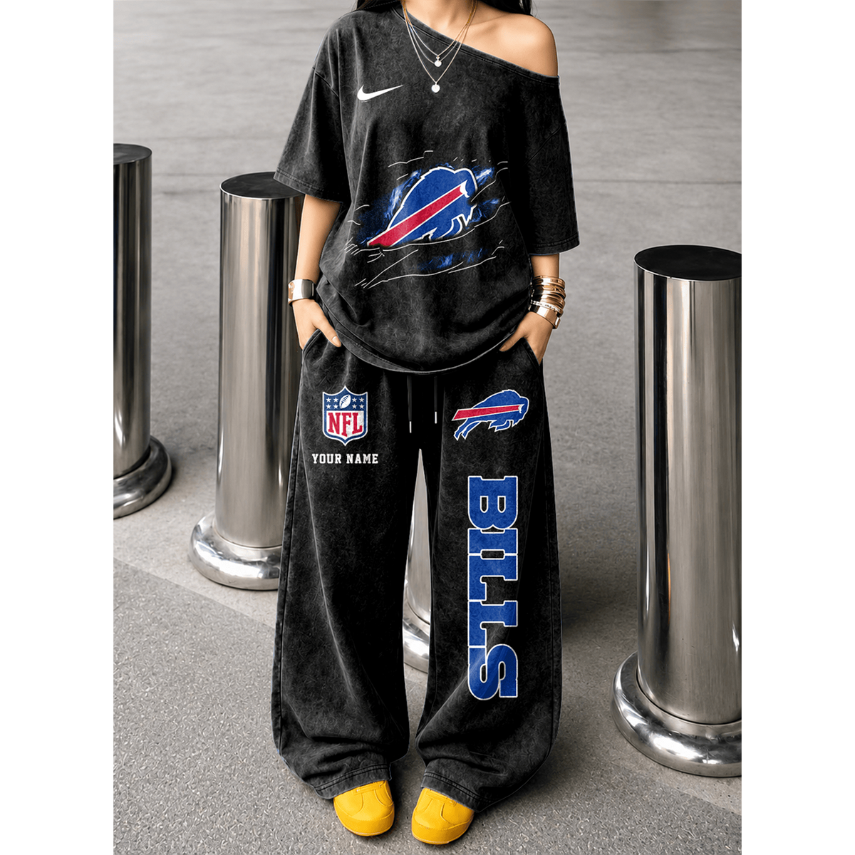 BUF x NFL Relaxed Fit Two Piece Sportswear Set