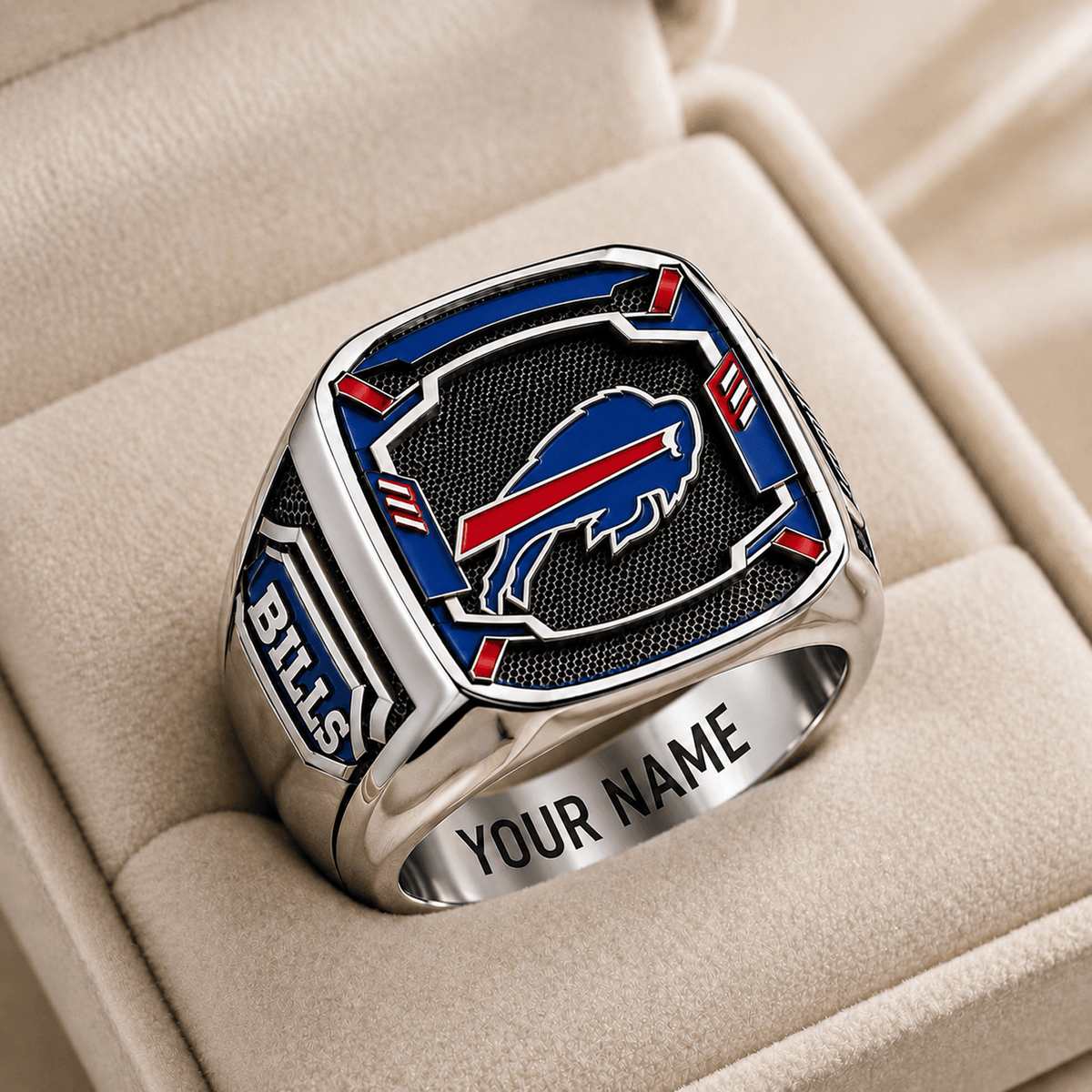 BUF x NFL Special Ring Custom Any Name Gift For Fan Love