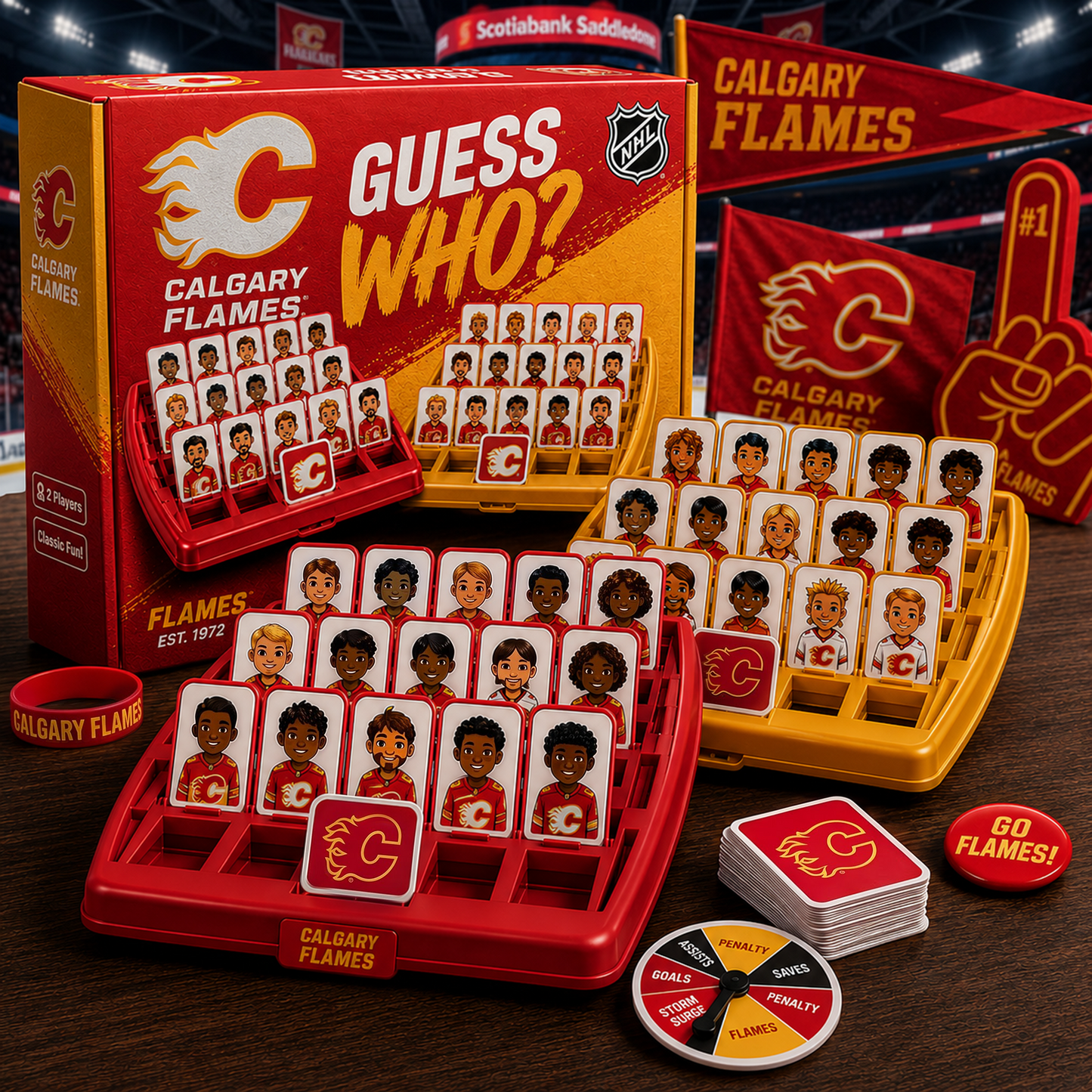 CF_NHL ELITE FAN GUESS WHO BOARD GAME – COLLECTOR EDITION