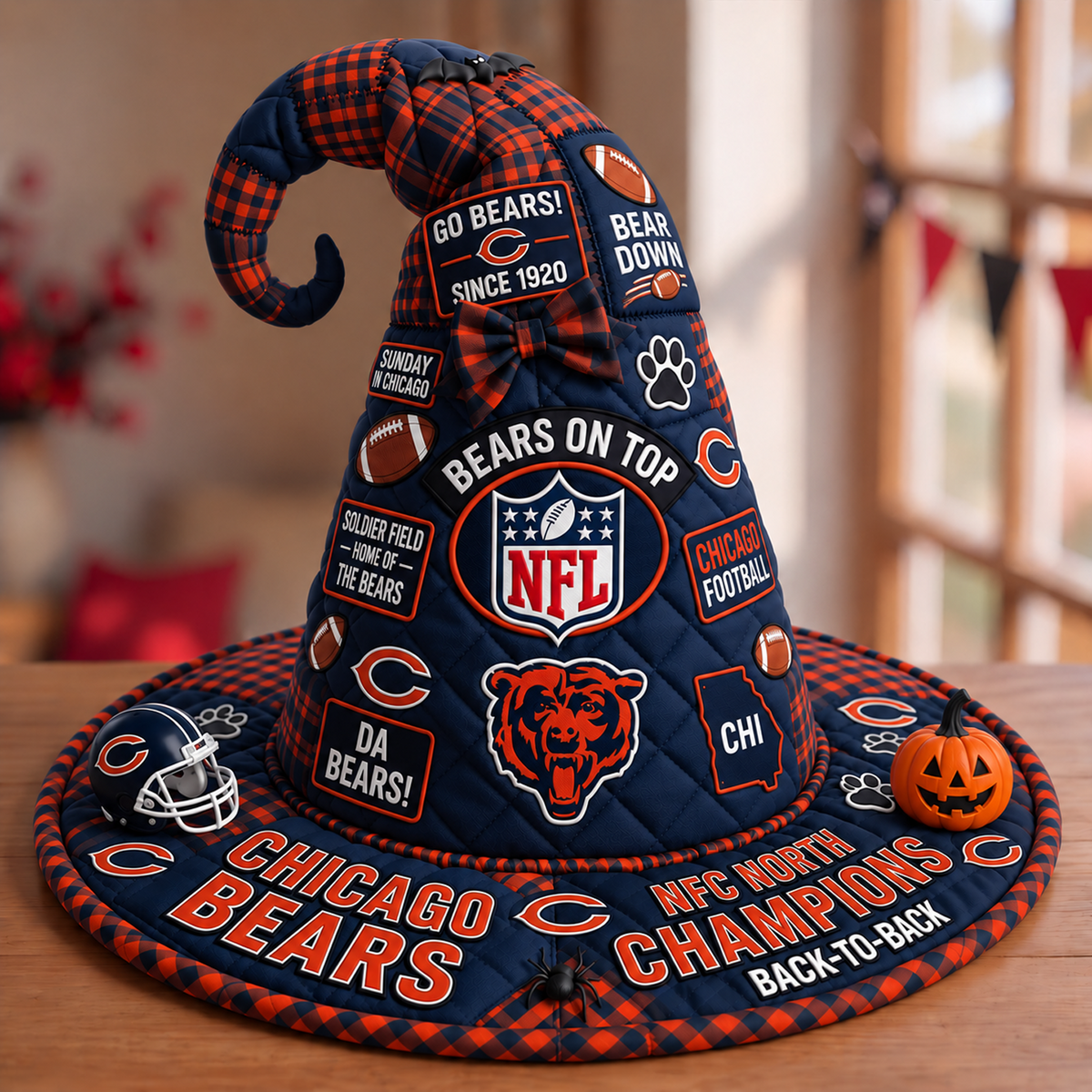 CHI x NFL Quilted Witch Hat
