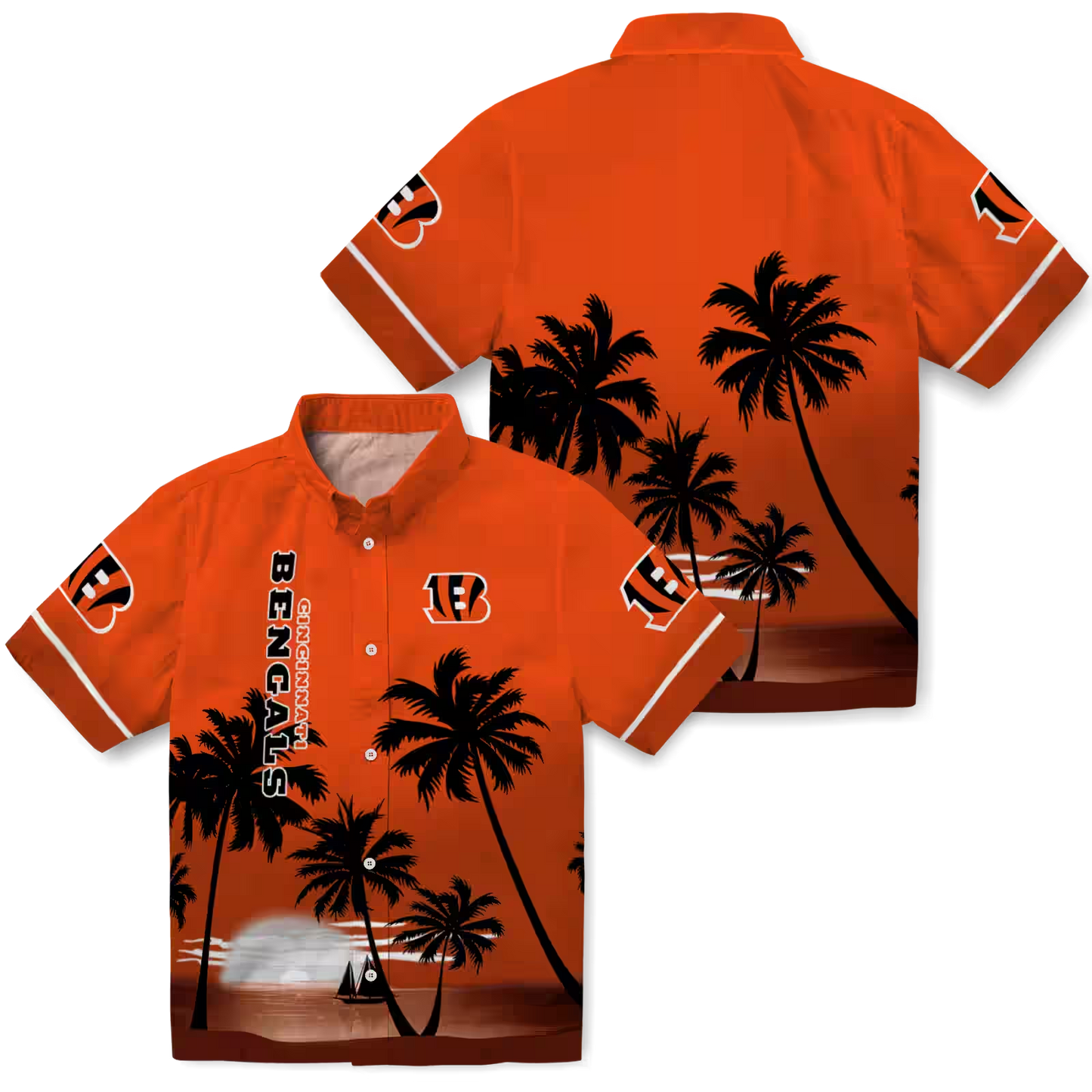 CIN x NFL Hawaiian Shirt ’??? Beach Sunset DATND TANTD 270526