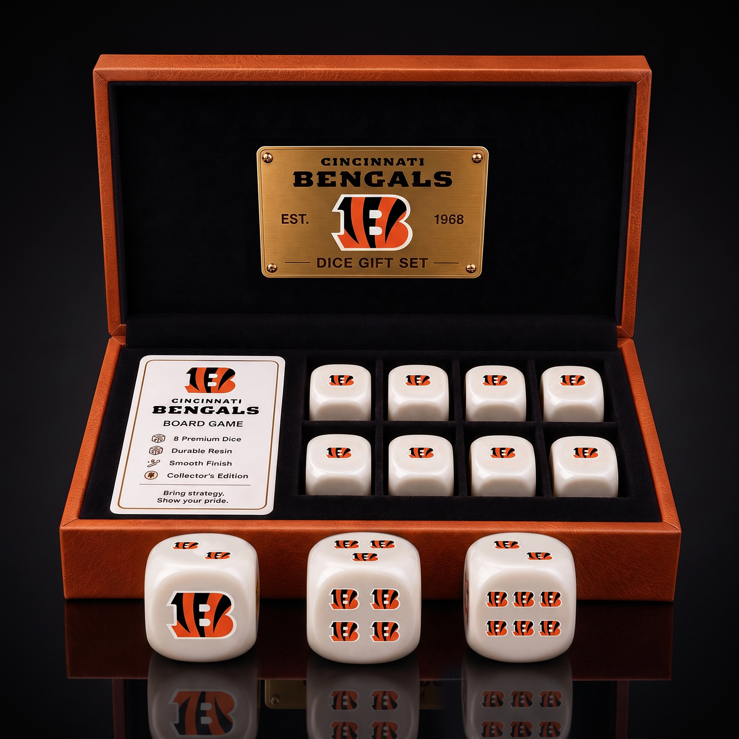 CIN_Premium NFL Personalized Dice Gift Box