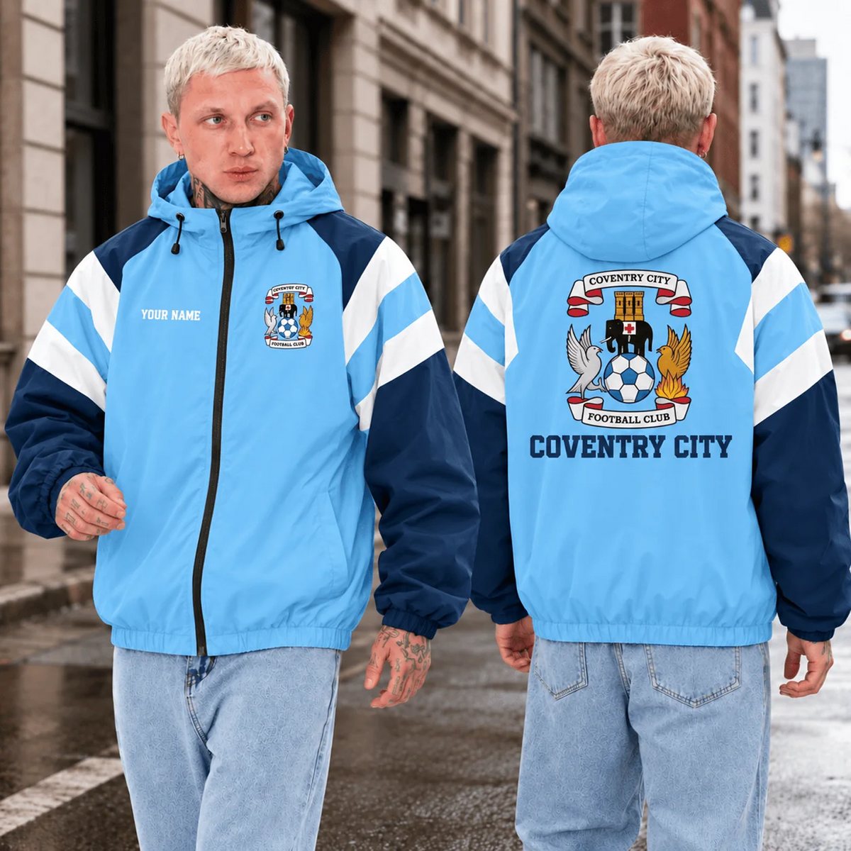 COV x EPL Outdoor Jacket Custom Name For Fan