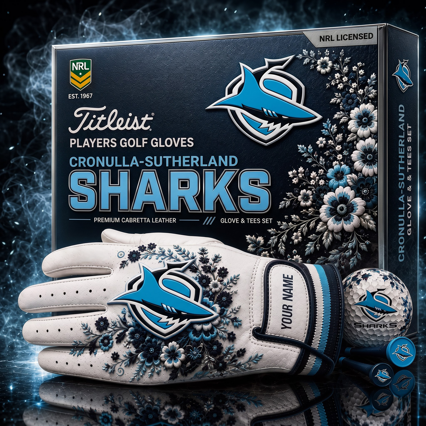 CRO X NRL LUXURY PLAYERS GOLF GLOVE GIFT SET V2