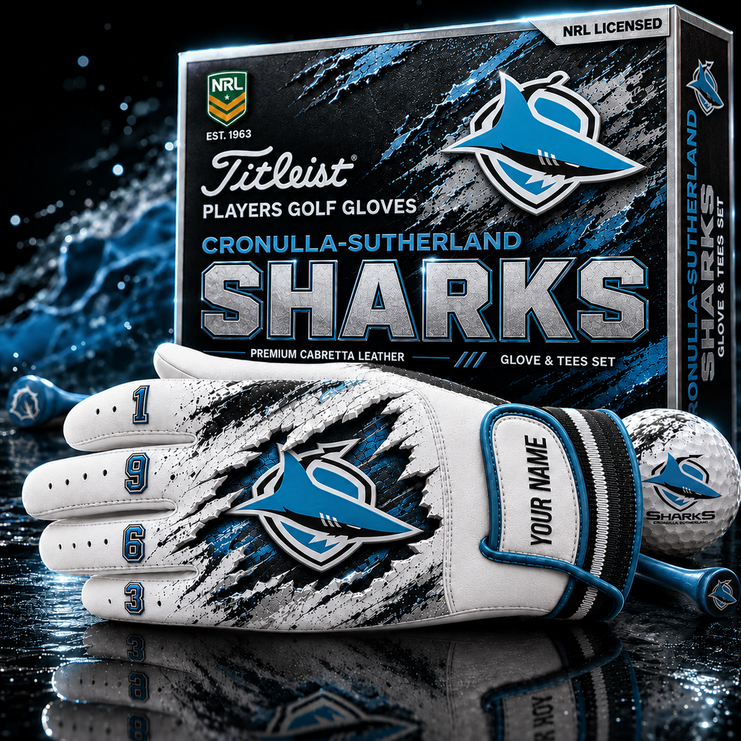 CRO X PREMIUM NRL PLAYERS GOLF GLOVE GIFT SET