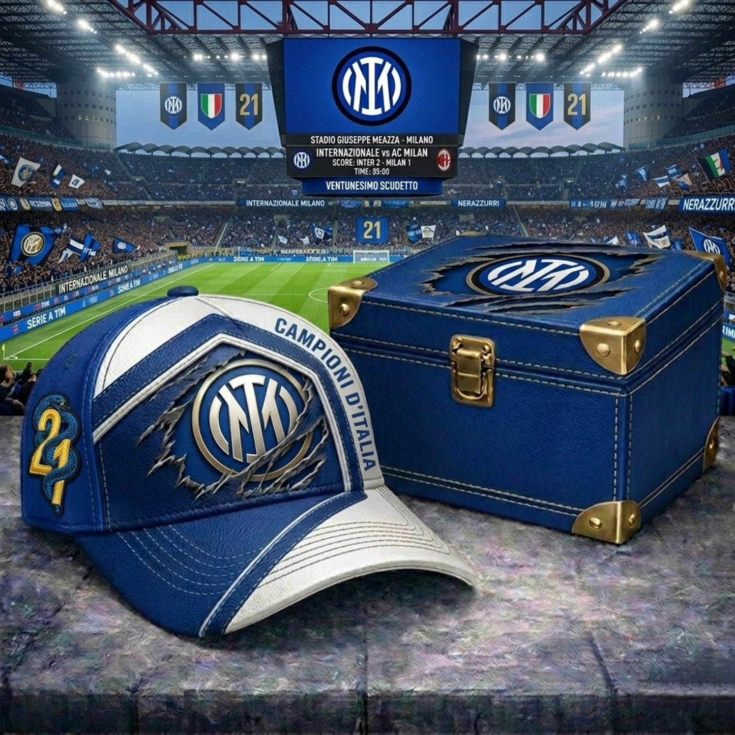 Cappello Campioni d’???Italia Limited X INTER HAT V1 NDT NHM 070526