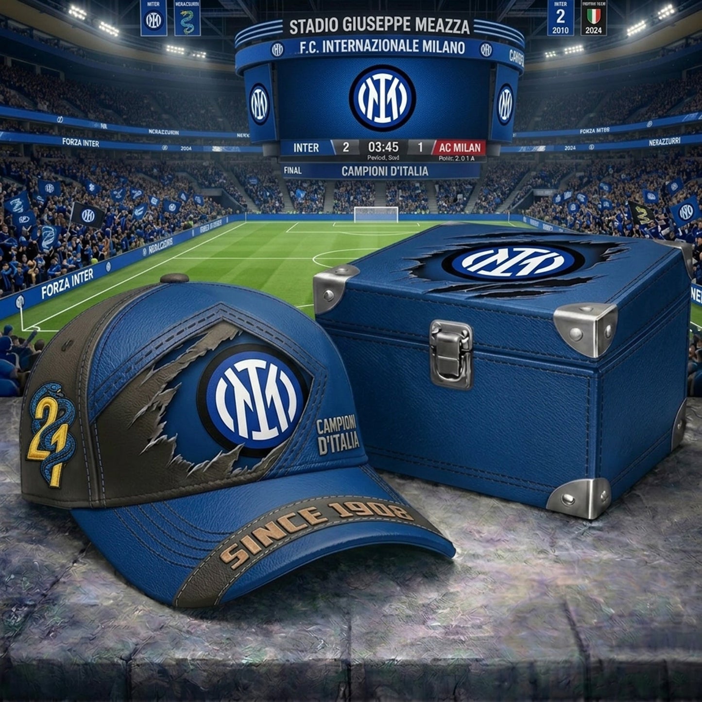 Cappello Campioni d’???Italia Limited X INTER HAT V6 NDT NHM 070526