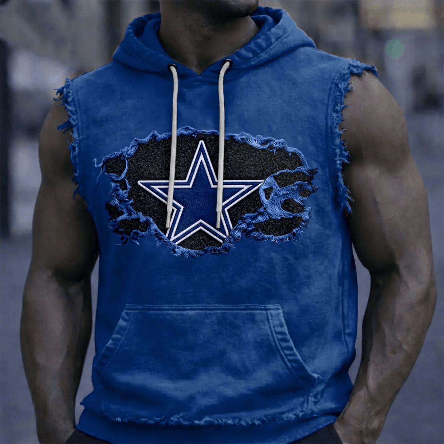 DAL x NFL Men’???s Sleeveless Hoodie Tank DATND TANTD 280526