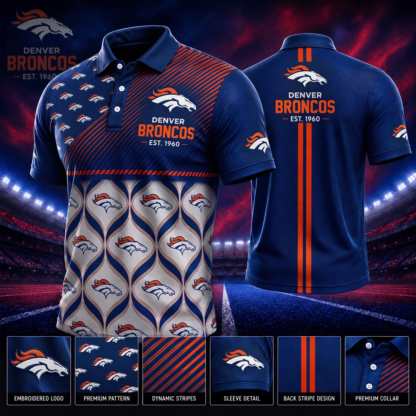 DB_PREMIUM NFL EXCLUSIVE POLO SHIRT LIMITED EDITION 200726