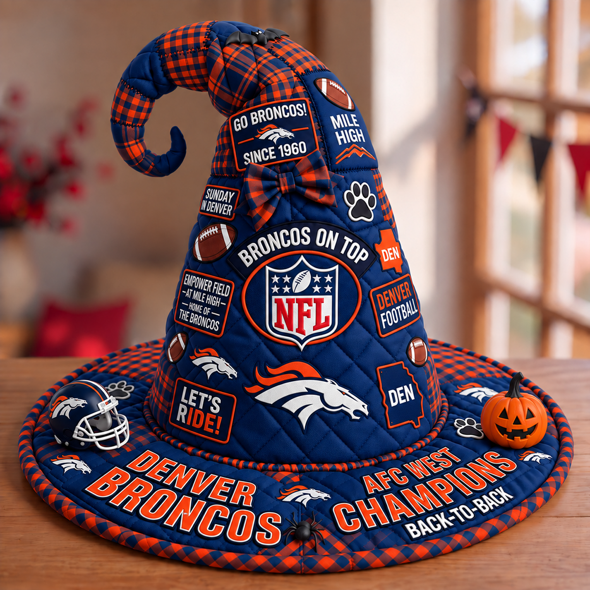 DEN x NFL Quilted Witch Hat
