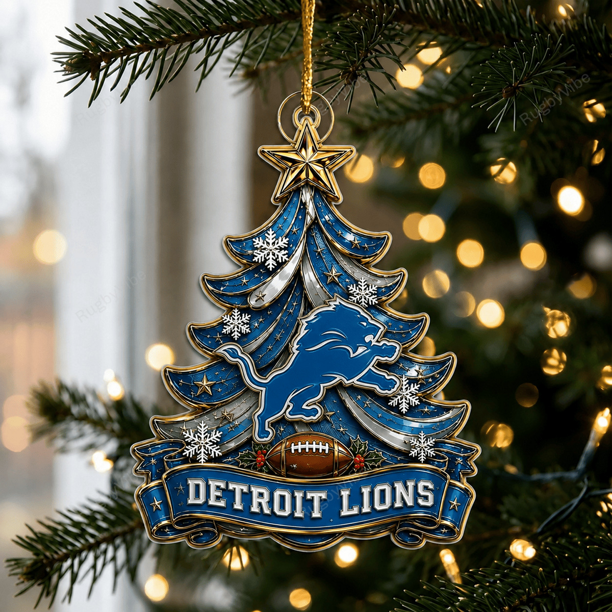 DET x NFL Acrylic Irregular Pendant