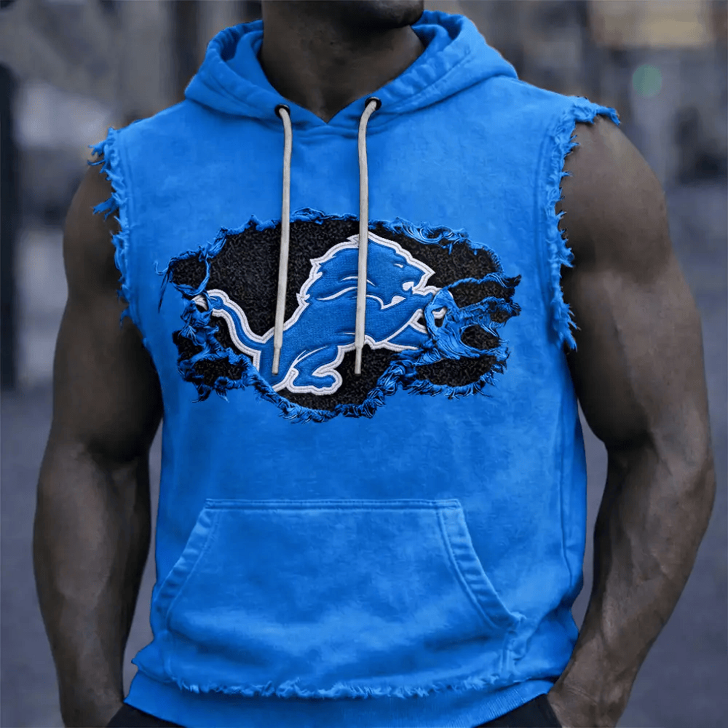 DET x NFL Men’???s Sleeveless Hoodie Tank DATND TANTD 280526