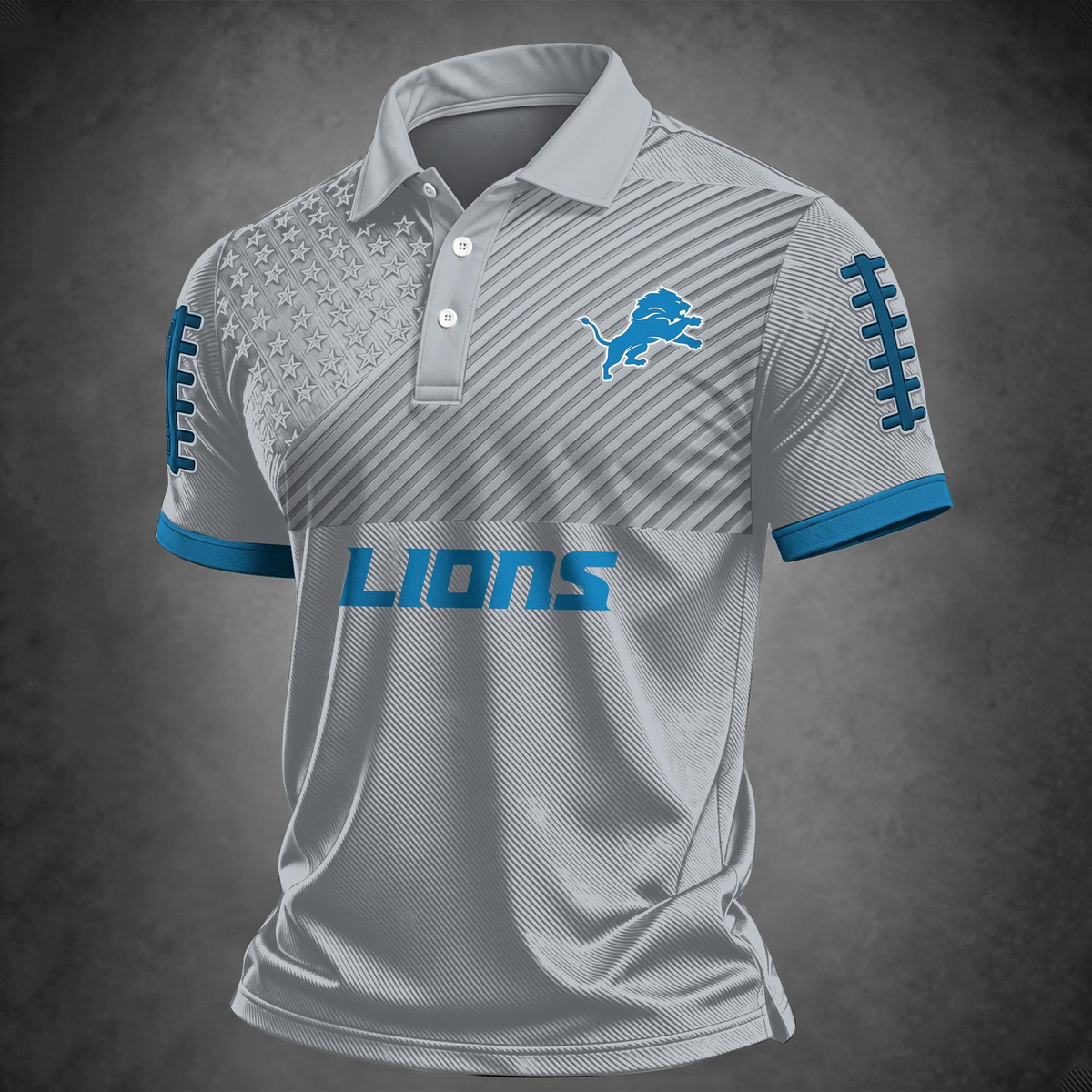 DET x NFL Premium Polo Shirt