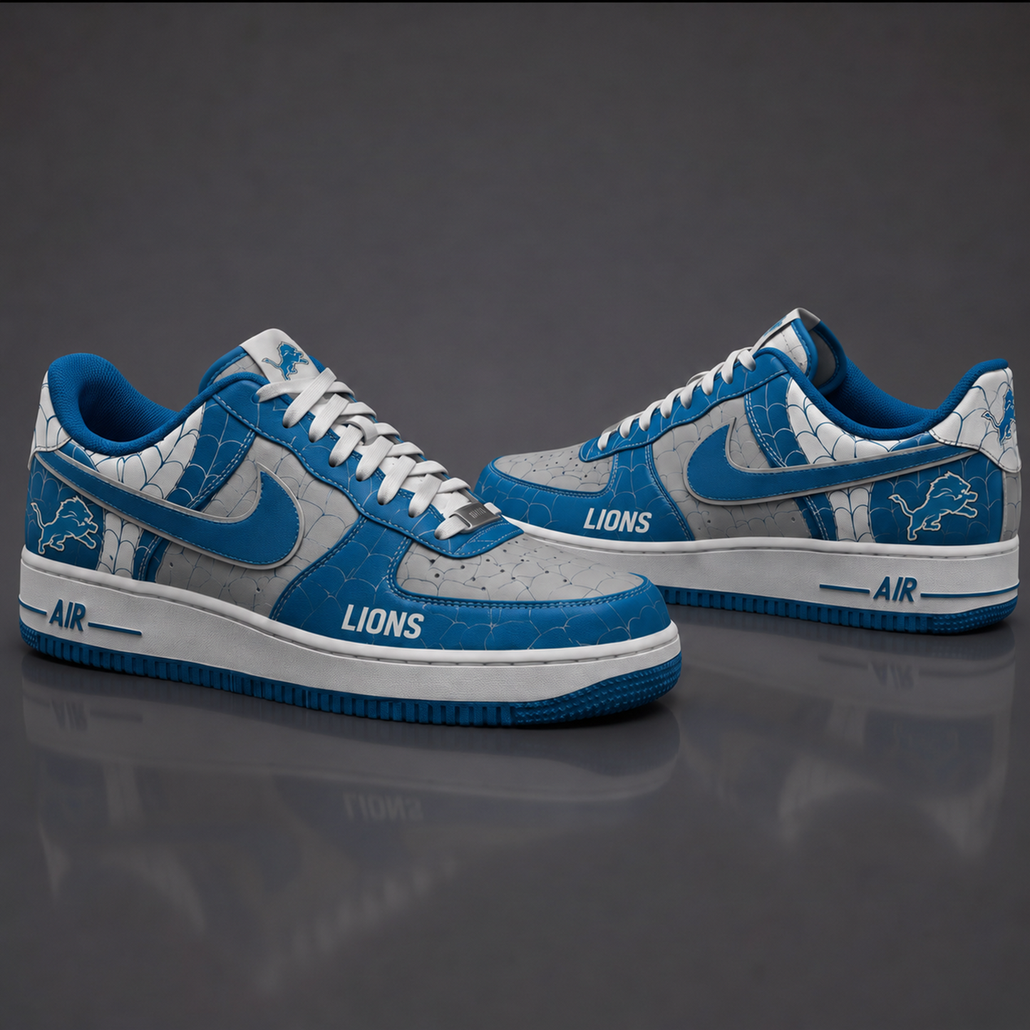 DL NFL x Spider Premium AF1 Sneakers Limited Edition Gift for Football Fans