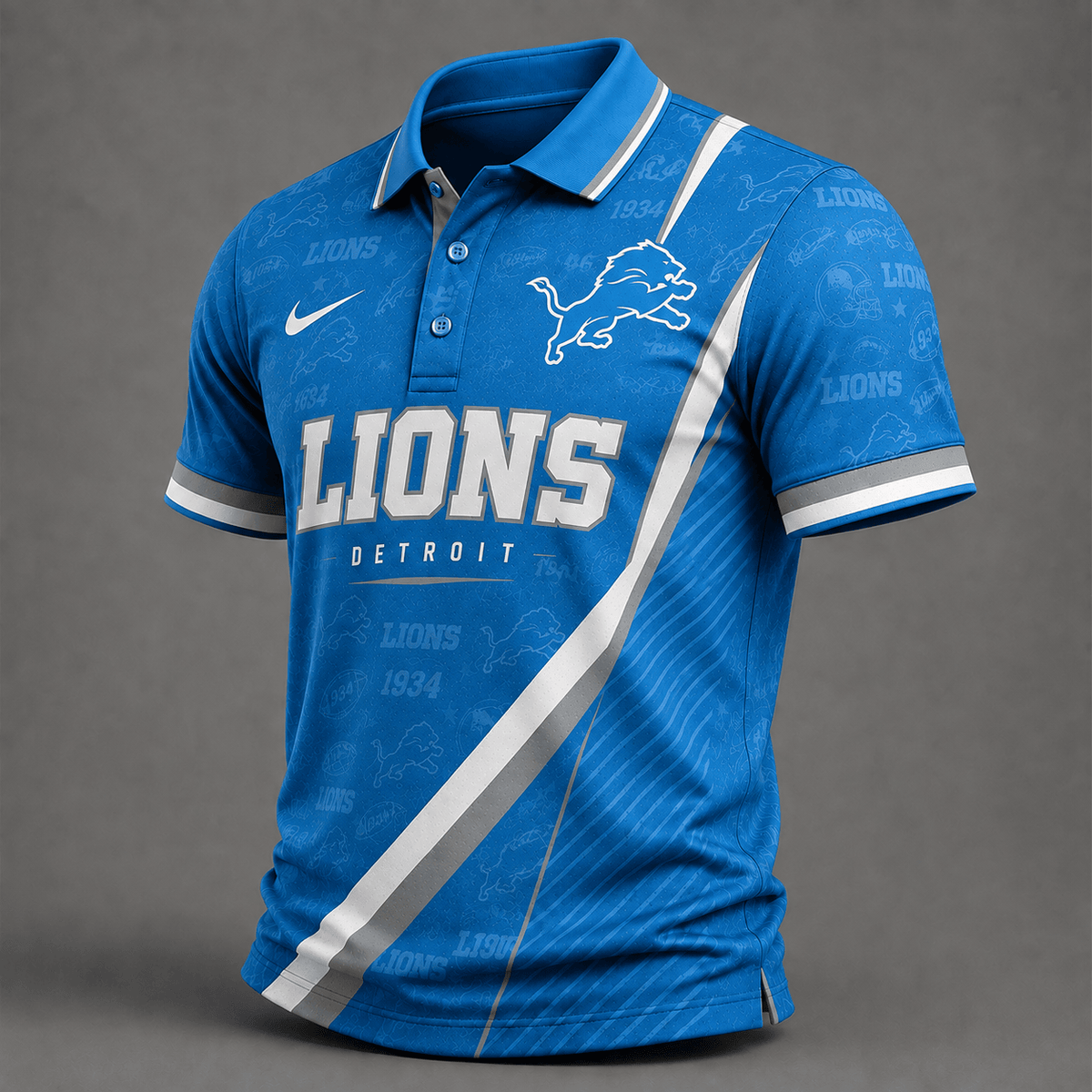DL Premium NFL Diagonal Stripe Polo Shirt