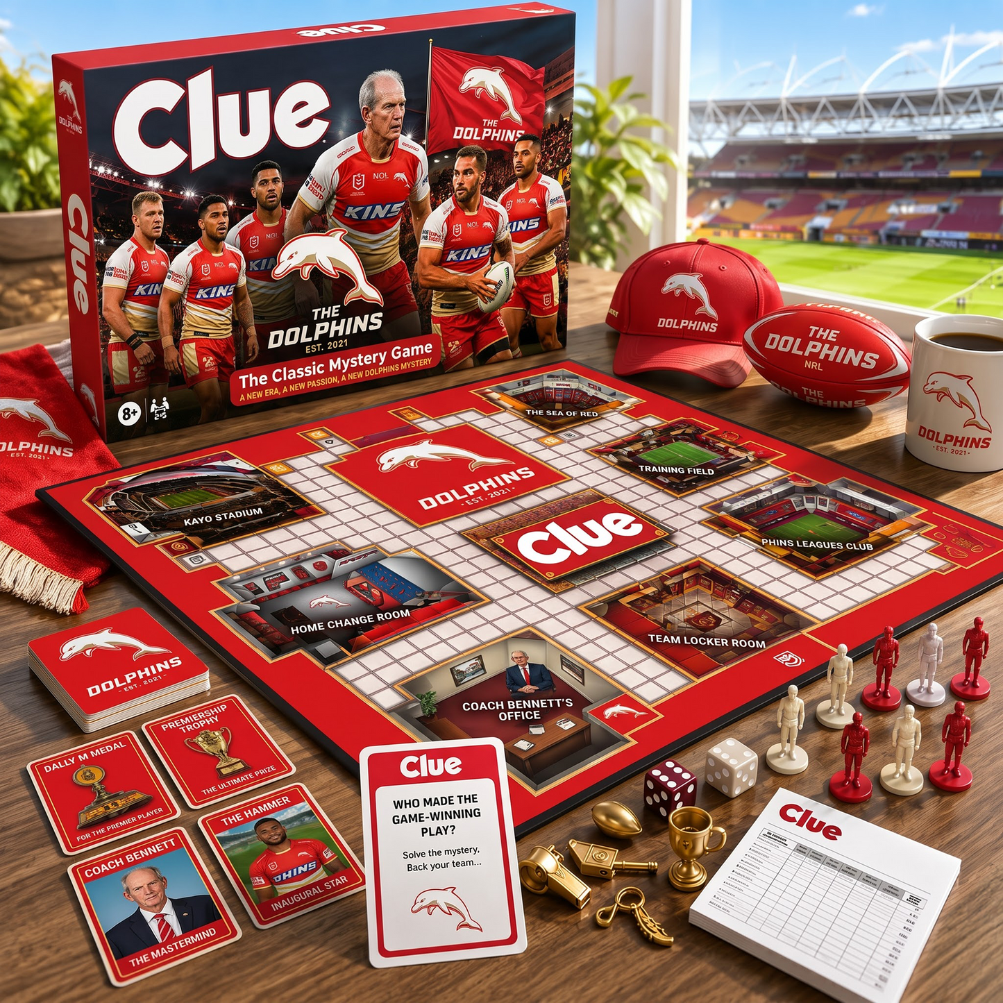 DOL X NRL THE MATCHDAY MYSTERY – PREMIUM COLLECTOR BOARD GAME