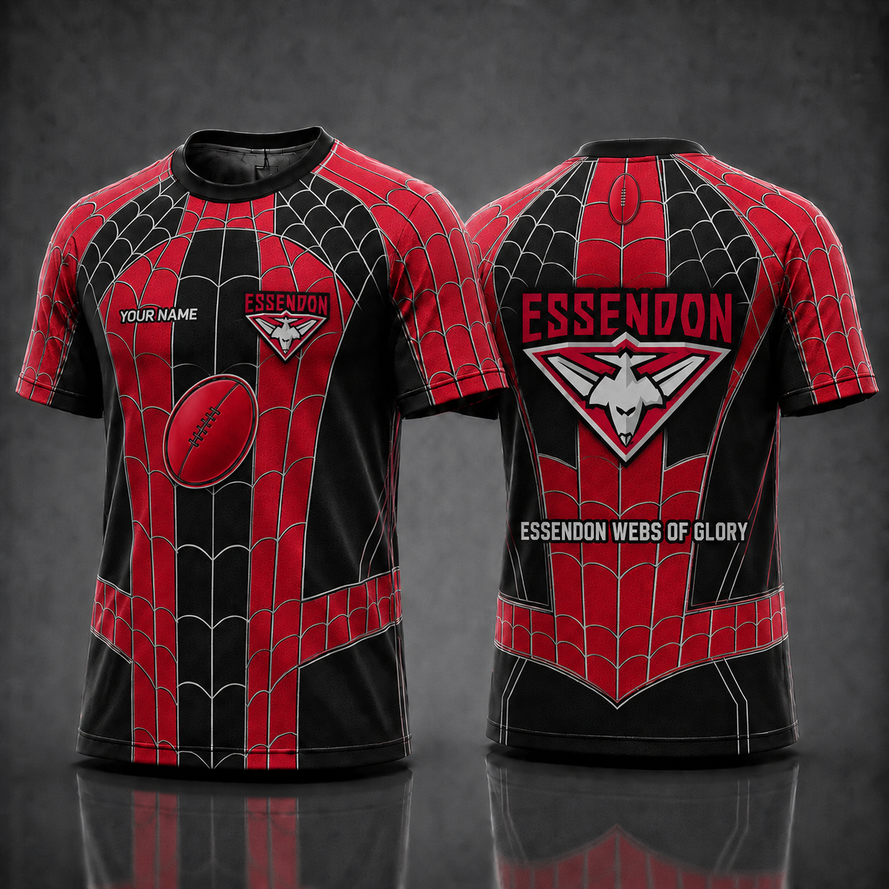 ESS AFL x Spider Personalized T-Shirt – Premium Limited Edition Gift for Football Fans