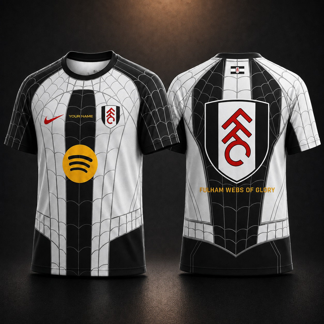 FUL EPL x Spider Halloween Premium All Over Print T-Shirt Personalized Gift For Fan Sport Soccer