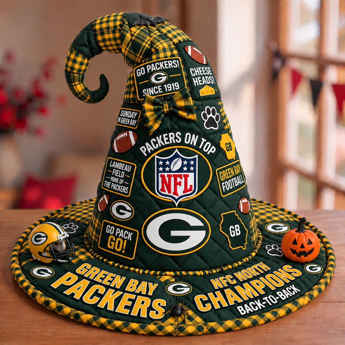 GB x NFL Quilted Witch Hat