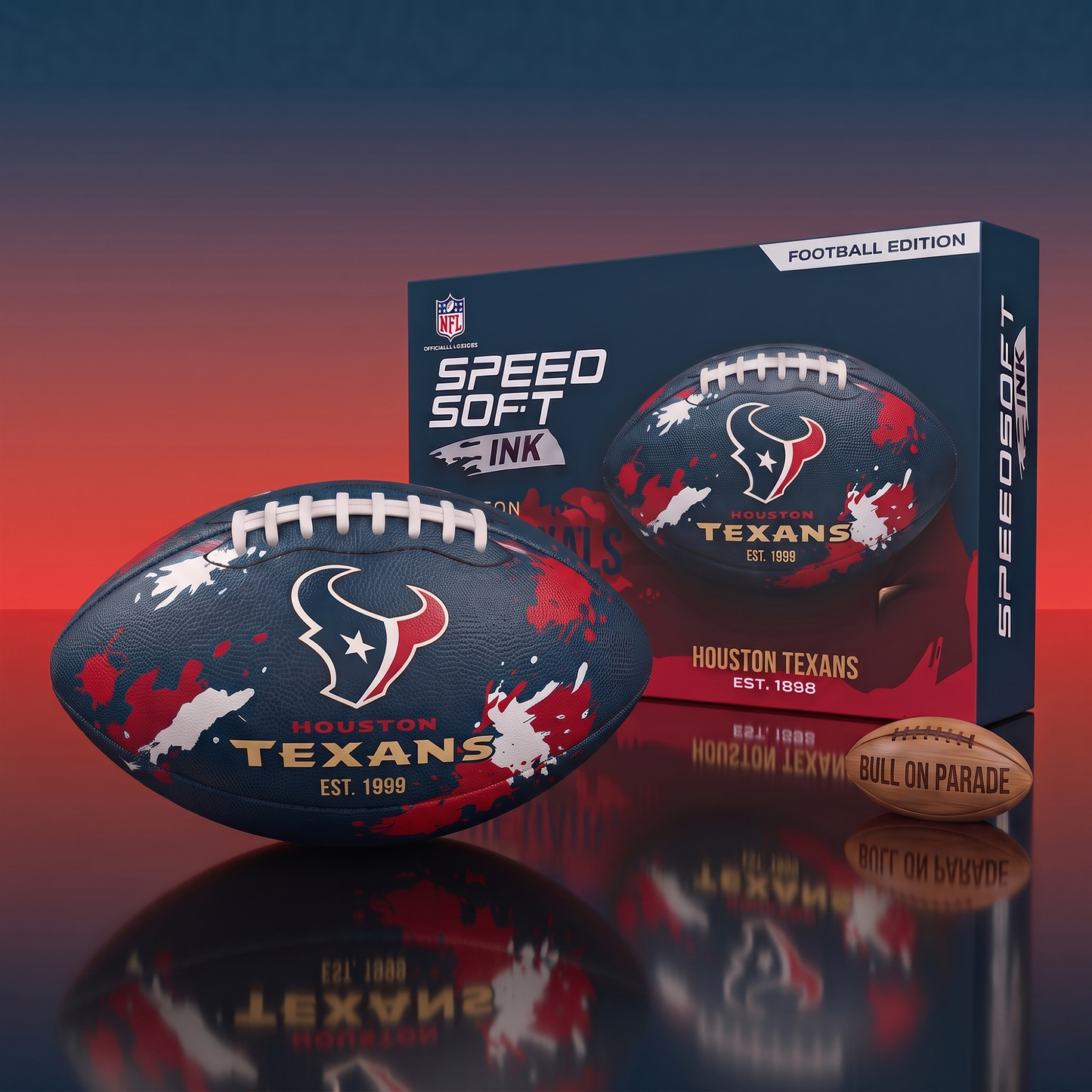HOU X NFL Champion Series Football – Custom Edition 2207 NAK NHT