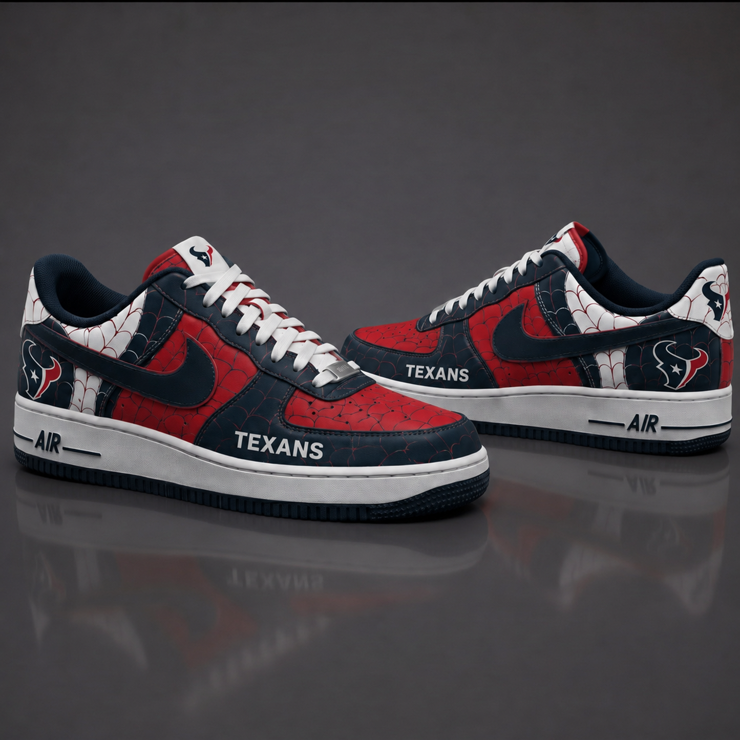 HT NFL x Spider Premium AF1 Sneakers Limited Edition Gift for Football Fans