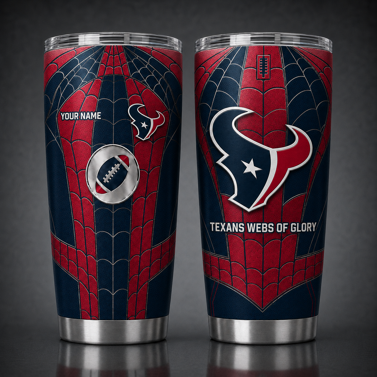HT NFL x Spider Premium Classic Tumbler Limited Edition Gift for Football Fans