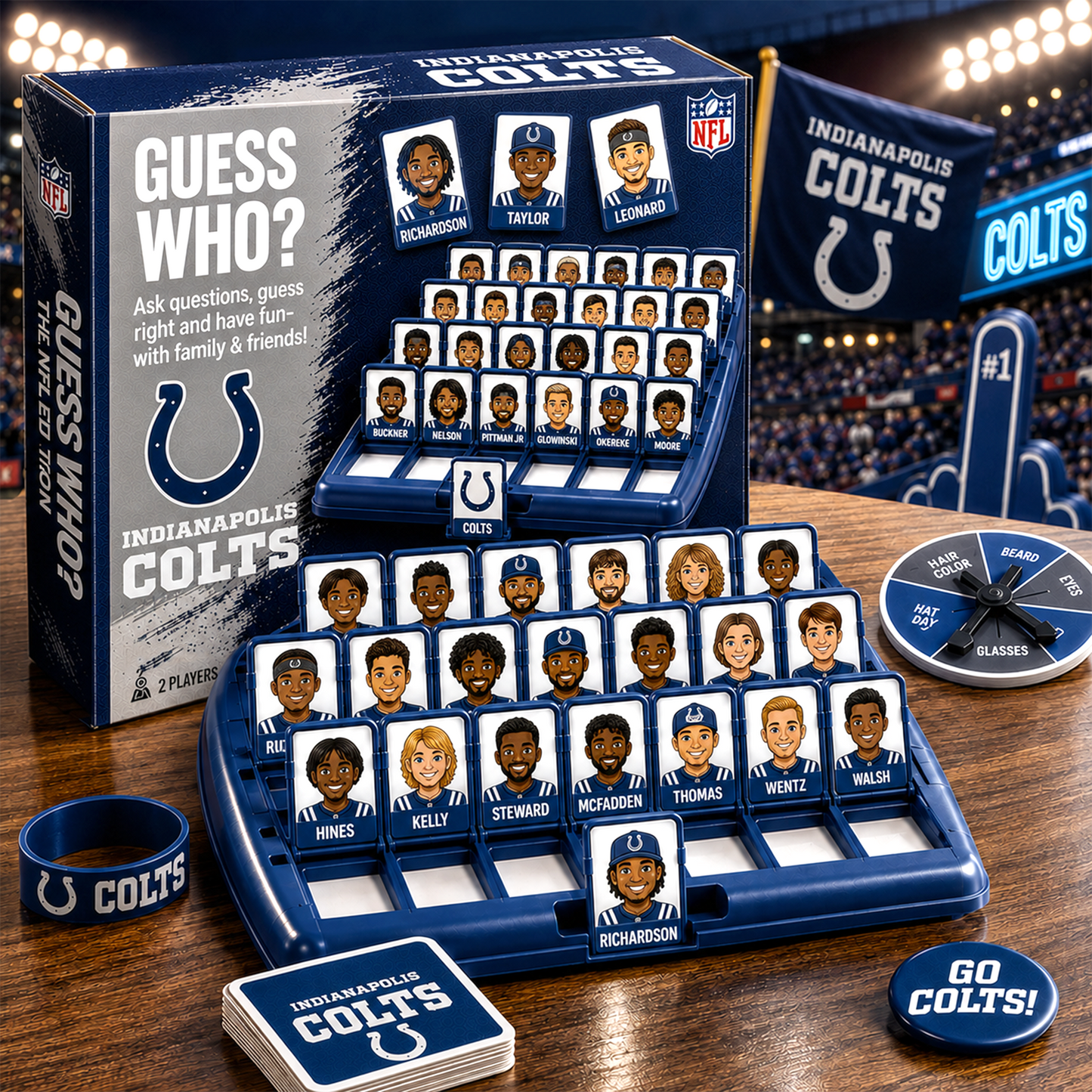 IC_NFL ELITE FAN GUESS WHO BOARD GAME – COLLECTOR EDITION