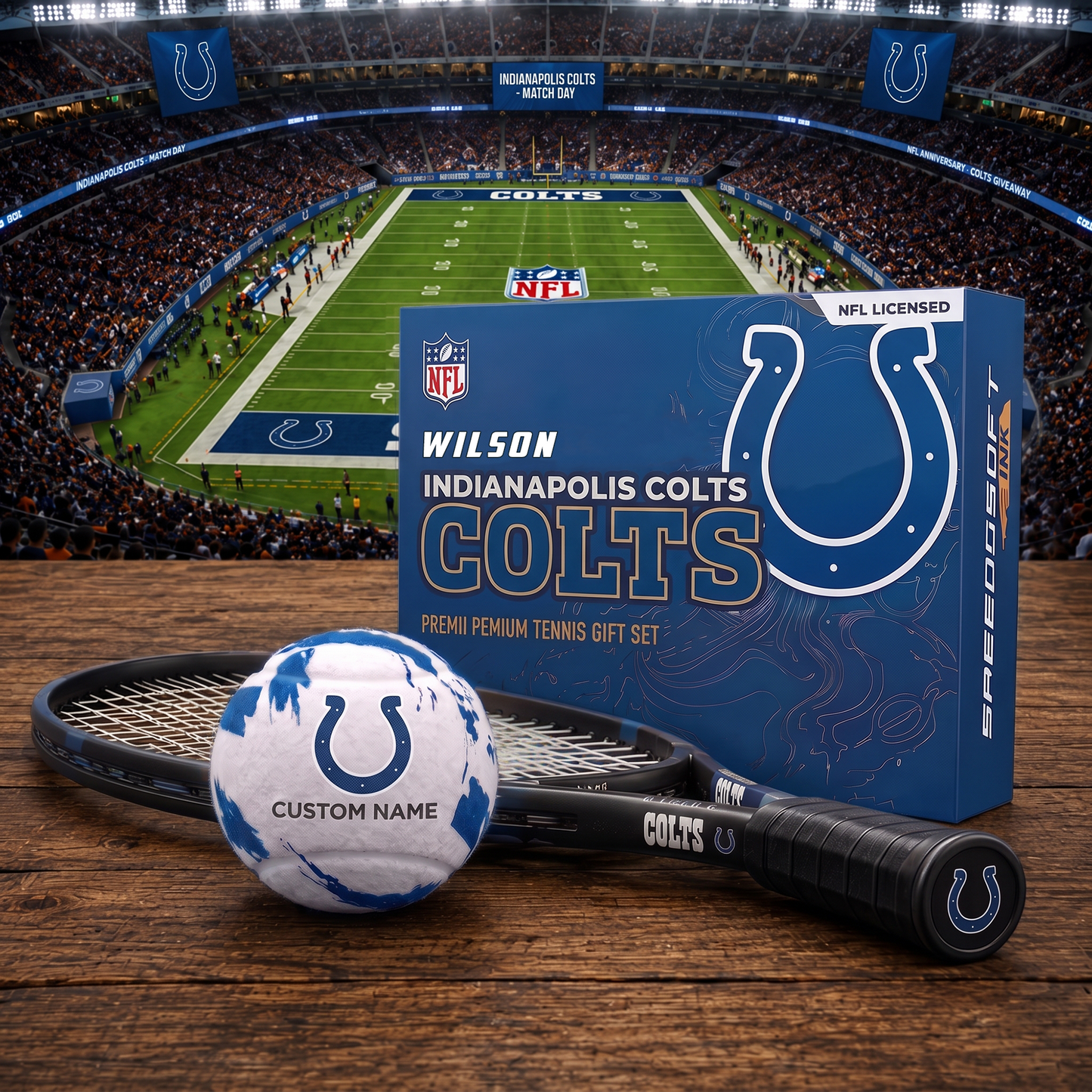 IC_PREMIUM NFL EXCLUSIVE PERSONALIZED TENNIS BALL SET LIMITED EDTION