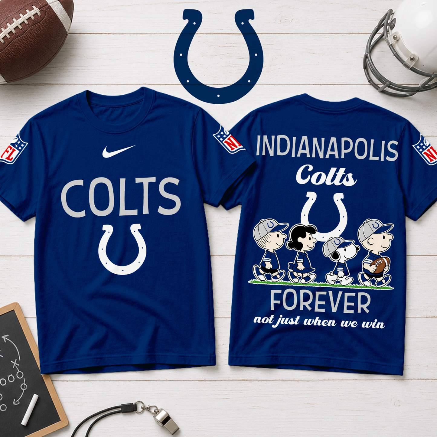 IND x NFL Forever – Peanuts Football Fan 3D Shirt 2007