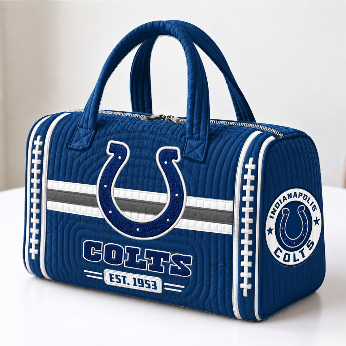 HOU x NFL Quilted Luggage Travel Bag