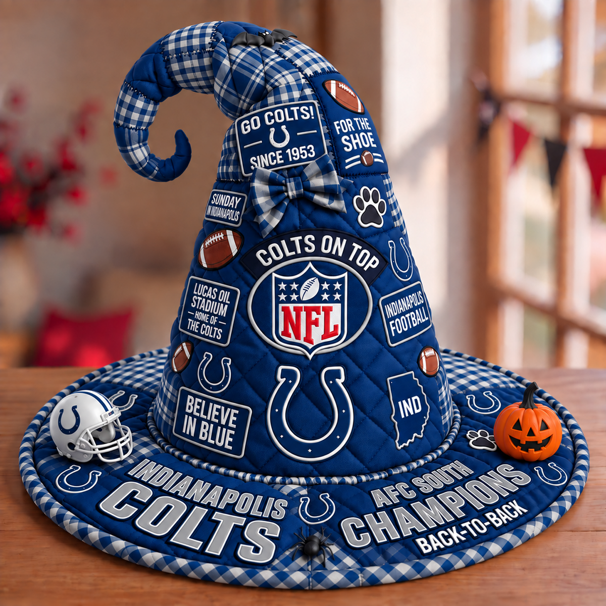 IND x NFL Quilted Witch Hat