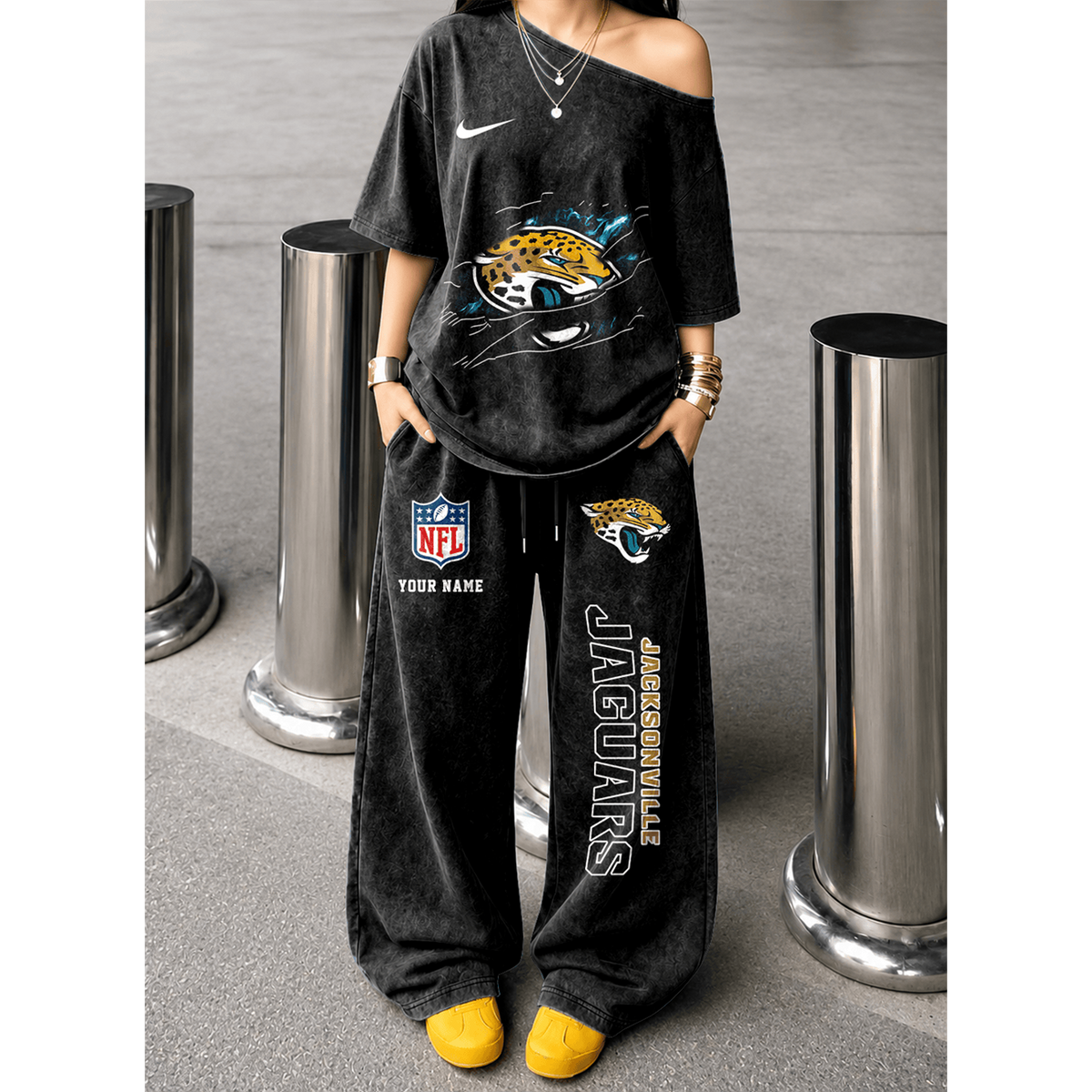 JAX x NFL Relaxed Fit Two Piece Sportswear Set