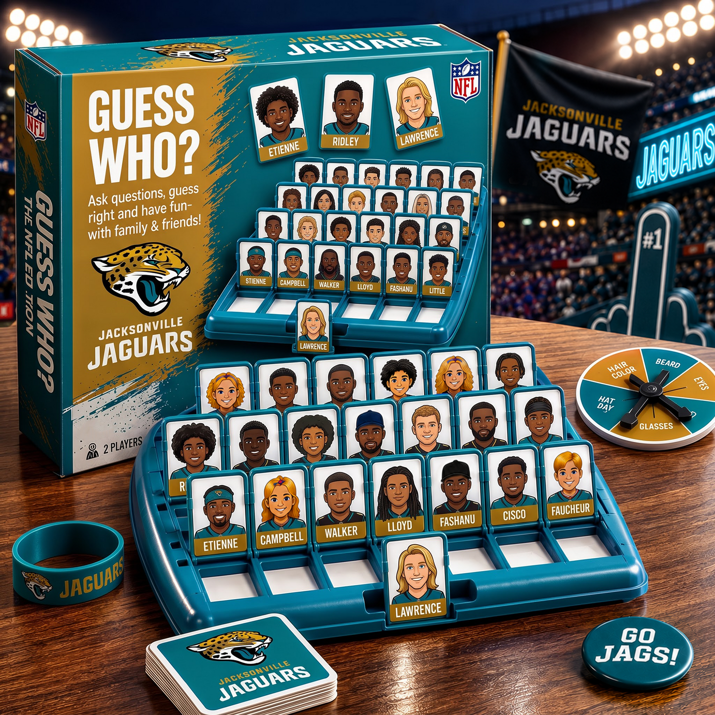JJ_NFL ELITE FAN GUESS WHO BOARD GAME – COLLECTOR EDITION