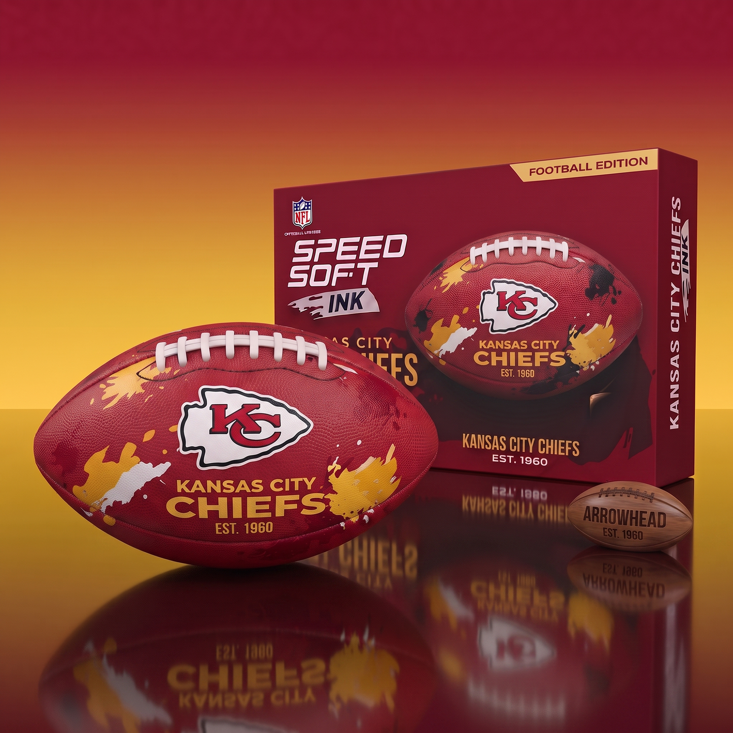 KC X NFL Champion Series Football – Custom Edition 2207 NAK NHT
